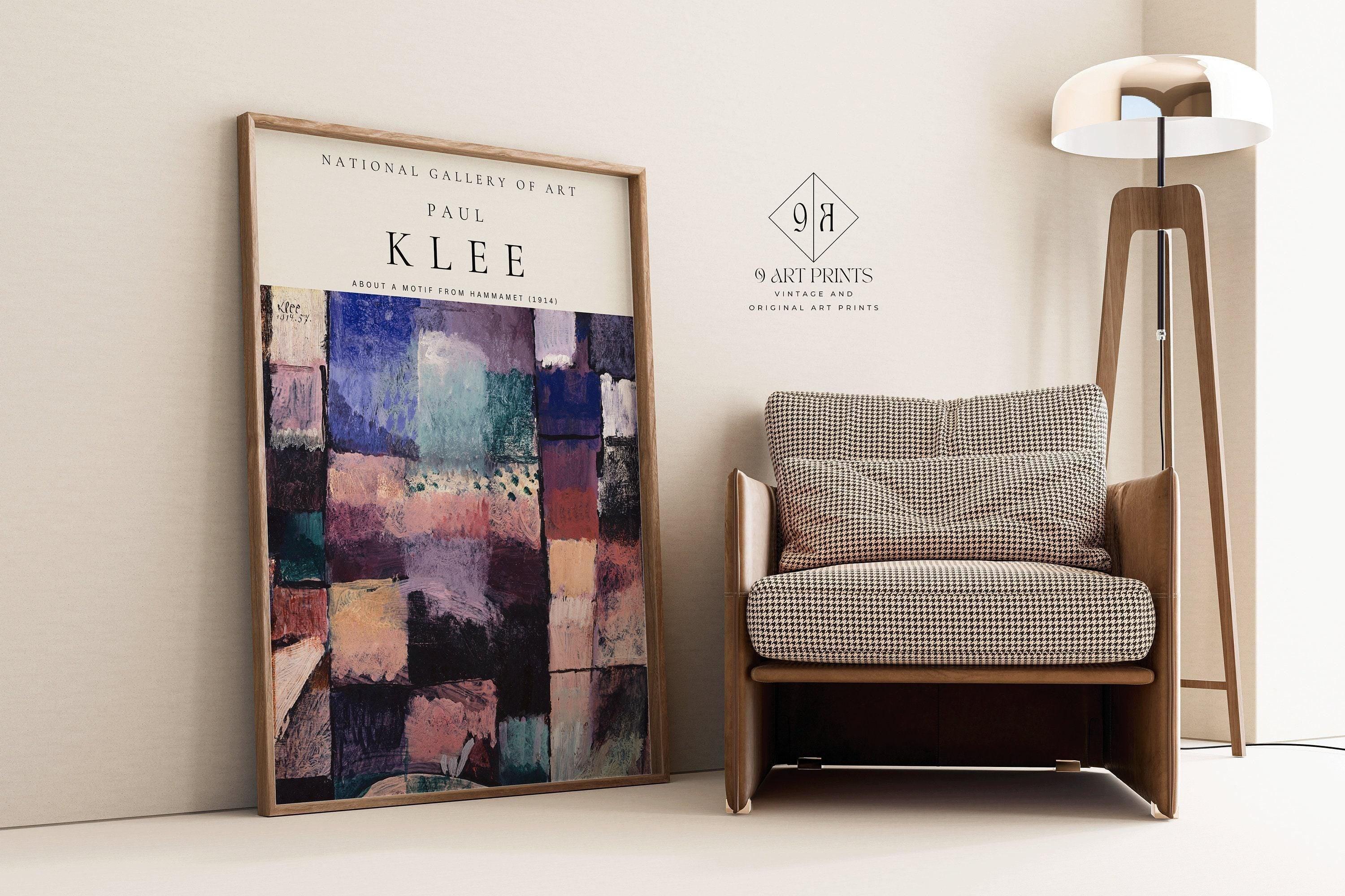 Paul Klee About a Motif | Modern Art Exhibition Poster