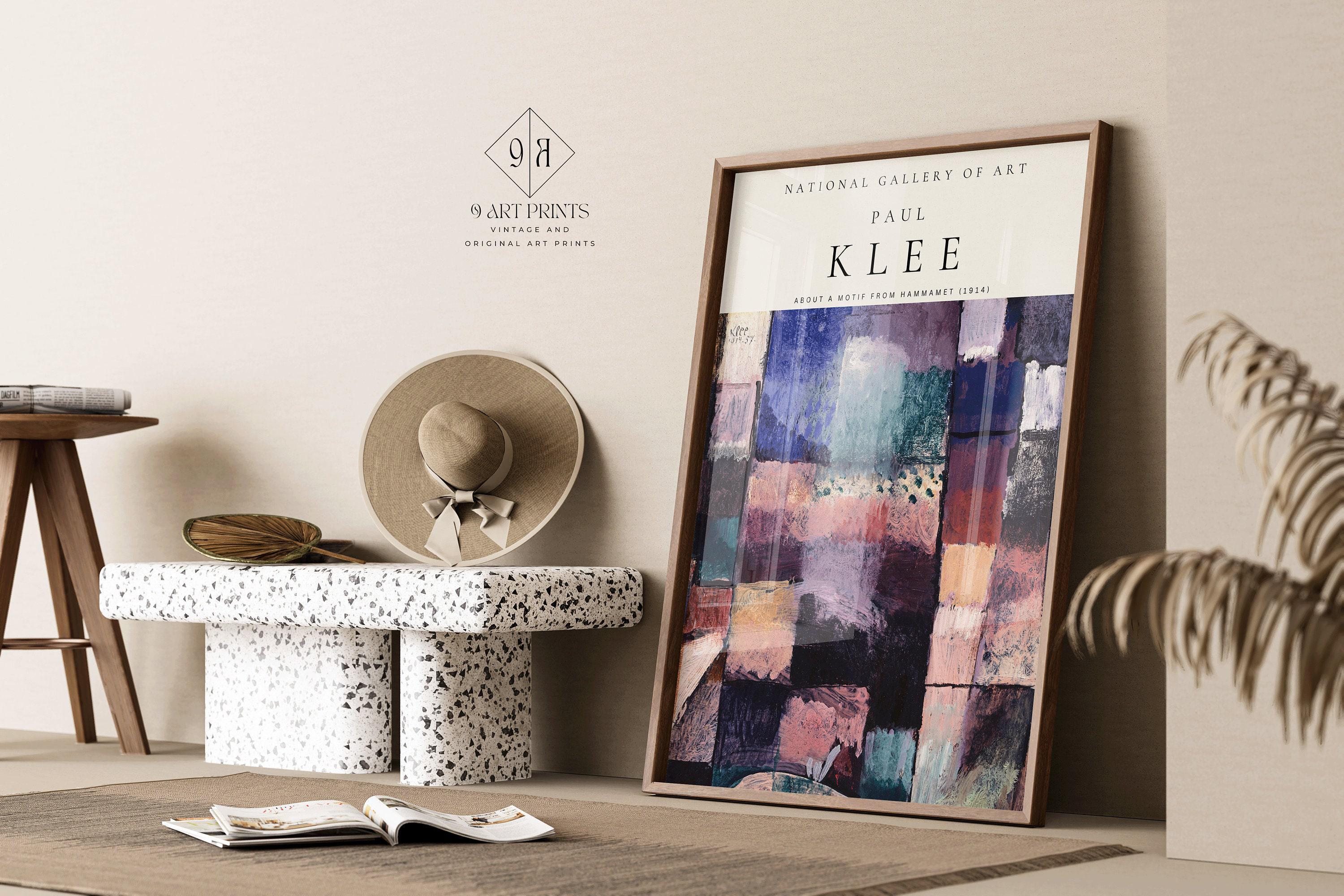 Paul Klee About a Motif | Modern Art Exhibition Poster
