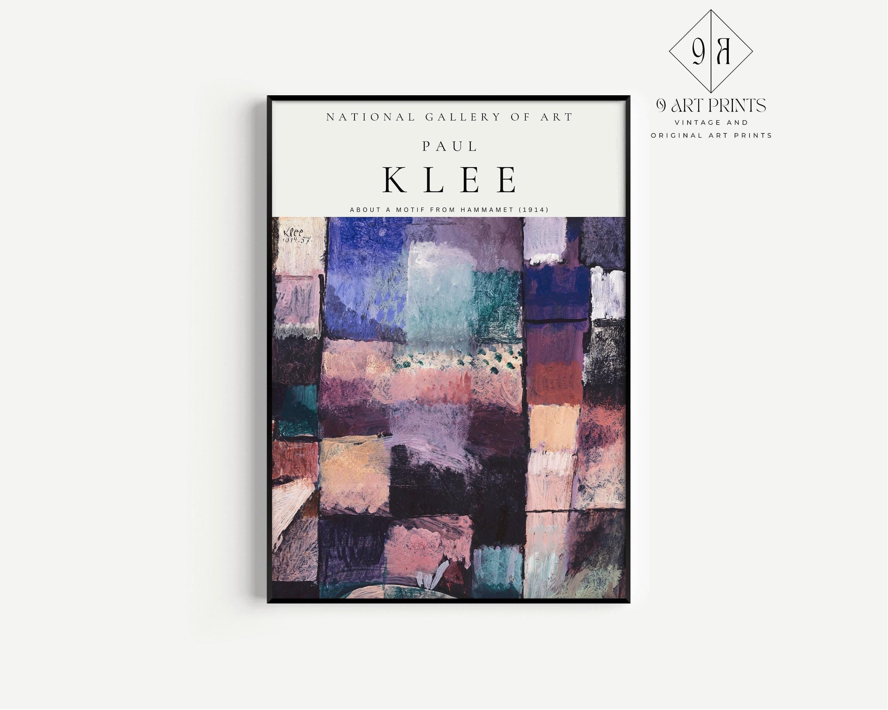 Paul Klee About a Motif | Modern Art Exhibition Poster
