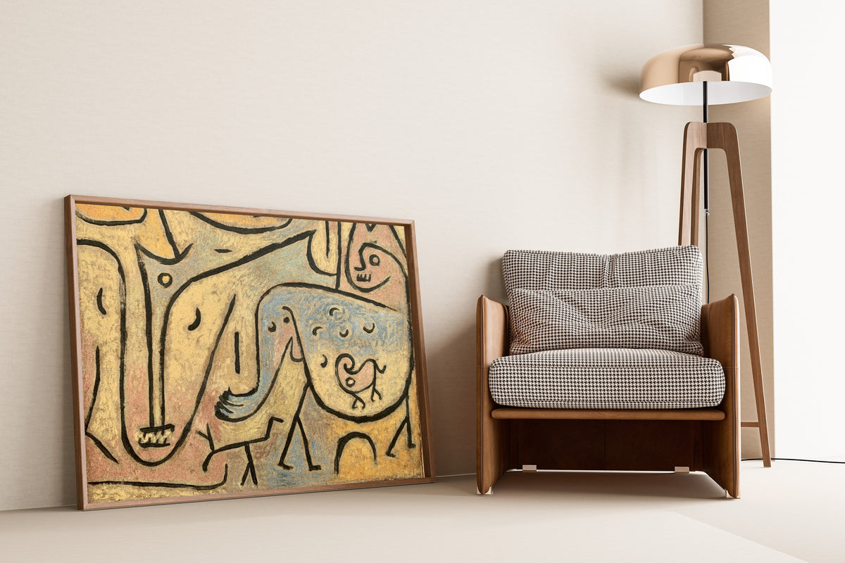 Paul Klee — Animals Meet (Tiere begegnen sich) | Bauhaus Fine Art Print - 9ArtPrints