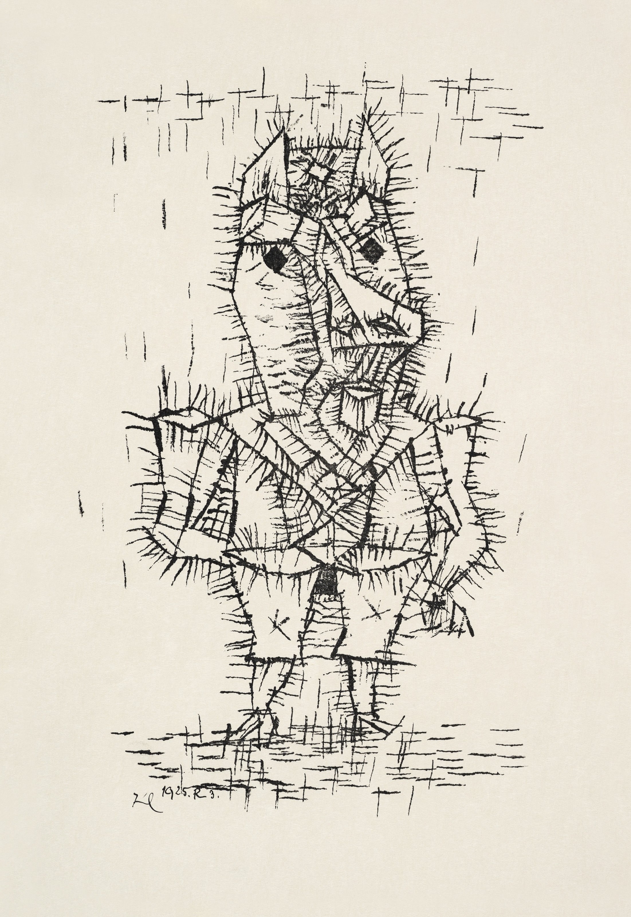 Paul Klee — Ass (Esel) | Bauhaus Fine Art Print - 9ArtPrints