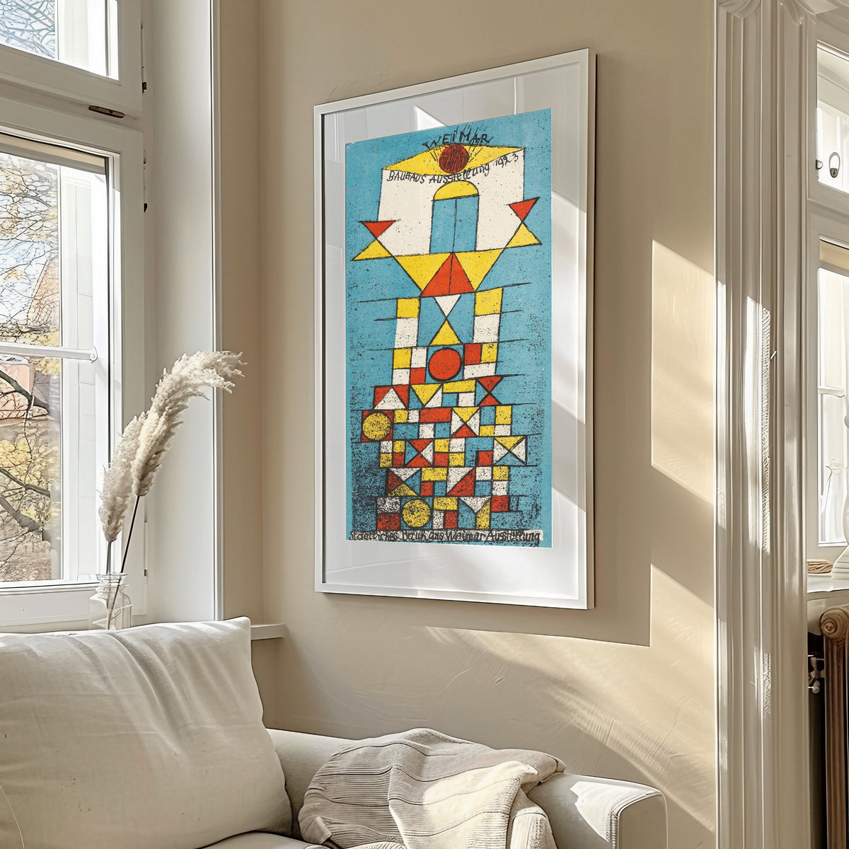 Paul Klee — Bauhaus Exhibition Weimar 1923, Postcard | Bauhaus Fine Art Print - 9ArtPrints
