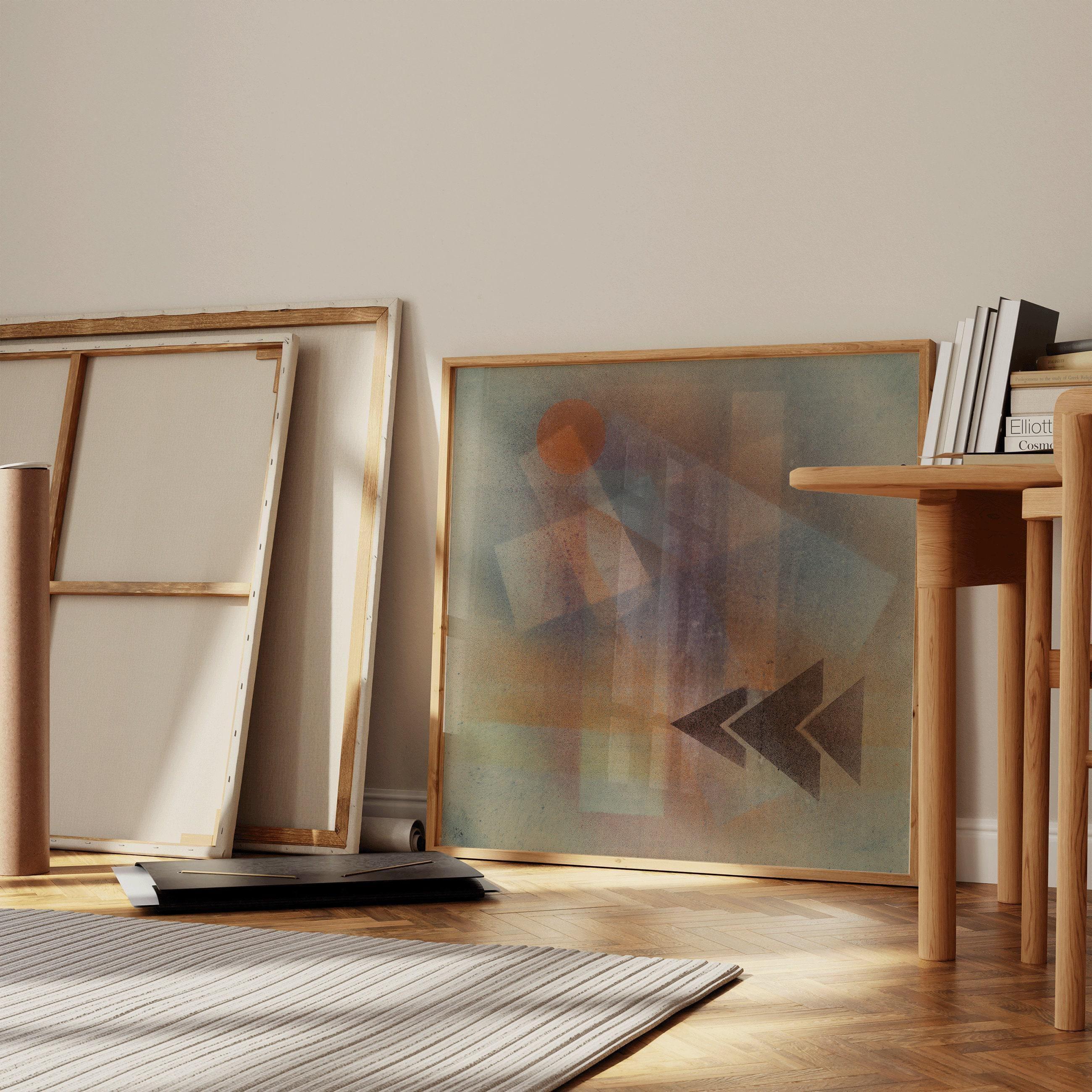 Paul Klee - Bauhaus Vintage Mid - century Modern Abstract Art Print (available handframed or unframed) 1x1 - 9ArtPrints