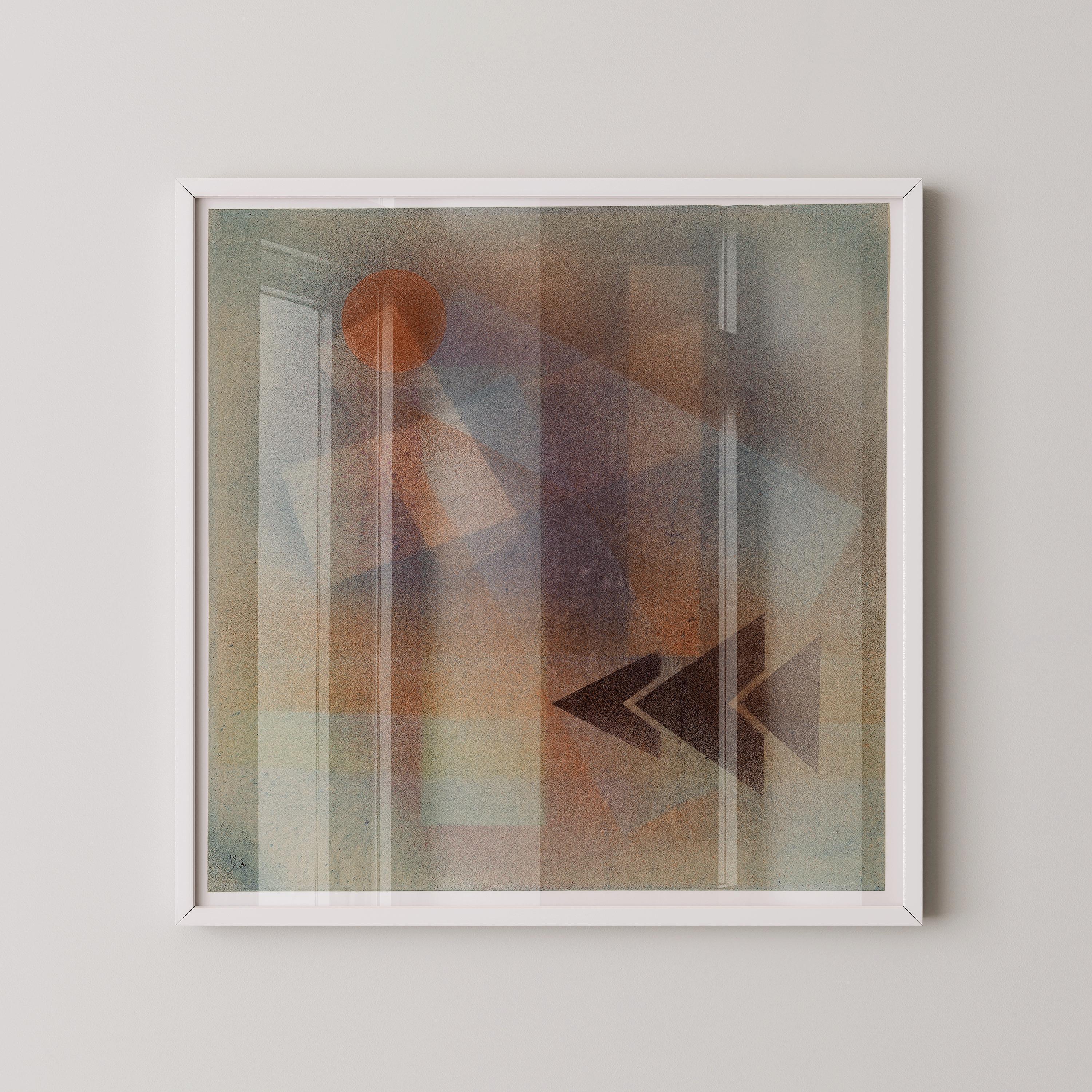 Paul Klee - Bauhaus Vintage Mid - century Modern Abstract Art Print (available handframed or unframed) 1x1 - 9ArtPrints