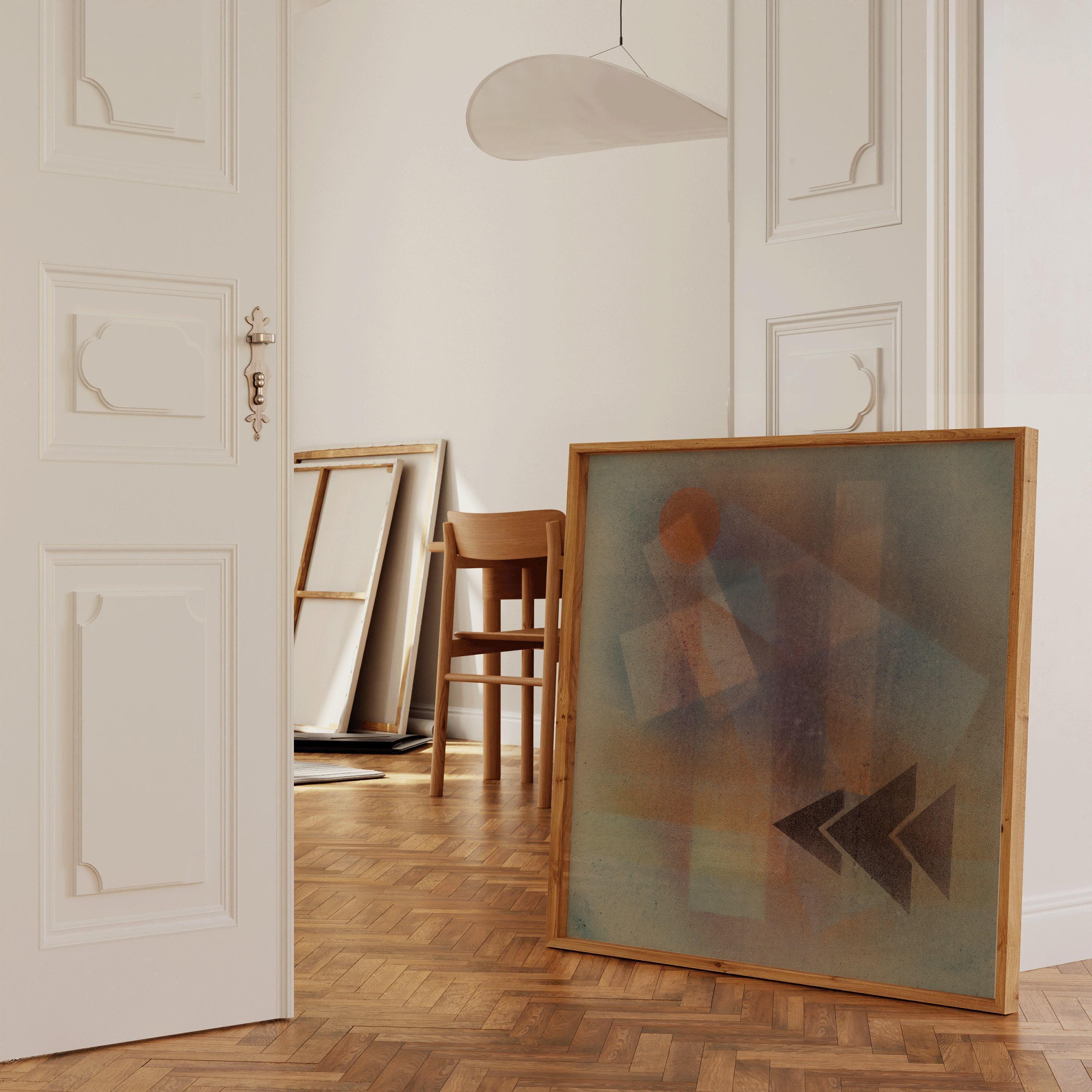 Paul Klee - Bauhaus Vintage Mid - century Modern Abstract Art Print (available handframed or unframed) 1x1 - 9ArtPrints