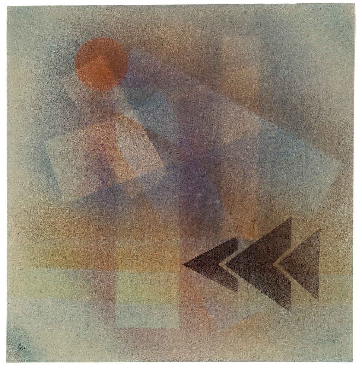 Paul Klee - Bauhaus Vintage Mid-century Modern Abstract Art Print (available handframed or unframed) 1x1 - 9ArtPrints