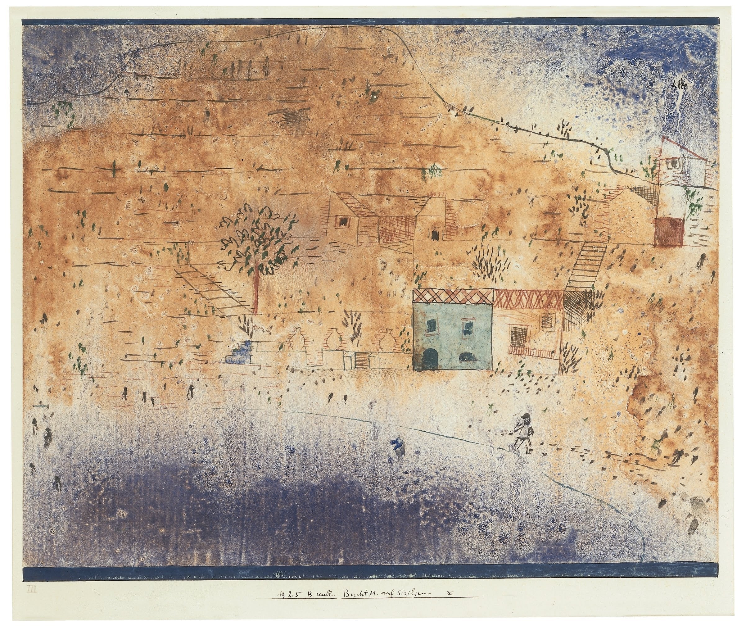 Paul Klee — Bay M on Sicily (Bucht M. auf Sizilien) | Bauhaus Fine Art Print - 9ArtPrints