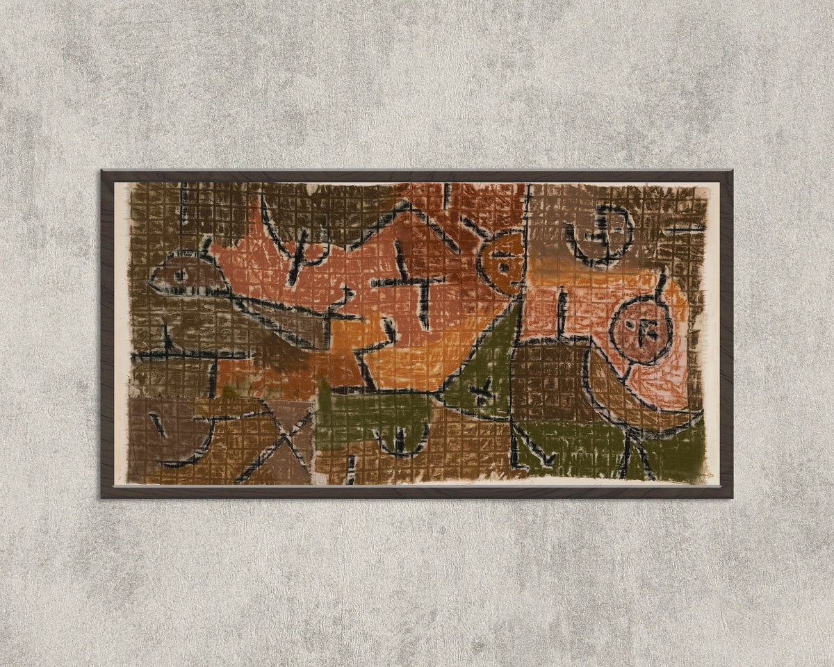 Paul Klee — Black Mass (Schwarze Messe) | Bauhaus Fine Art Print - 9ArtPrints