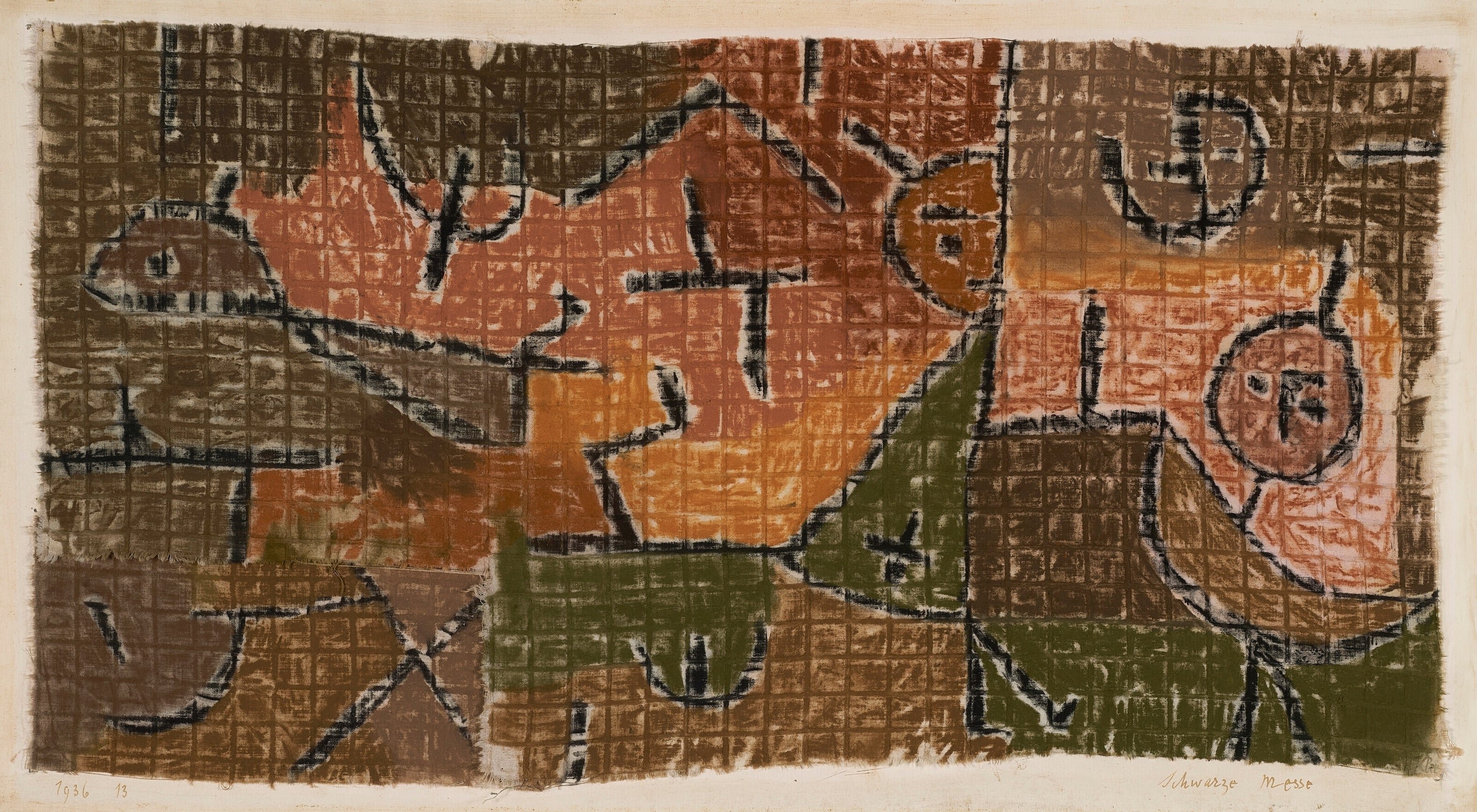 Paul Klee — Black Mass (Schwarze Messe) | Bauhaus Fine Art Print - 9ArtPrints