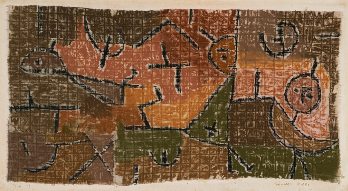 Paul Klee — Black Mass (Schwarze Messe) | Bauhaus Fine Art Print - 9ArtPrints