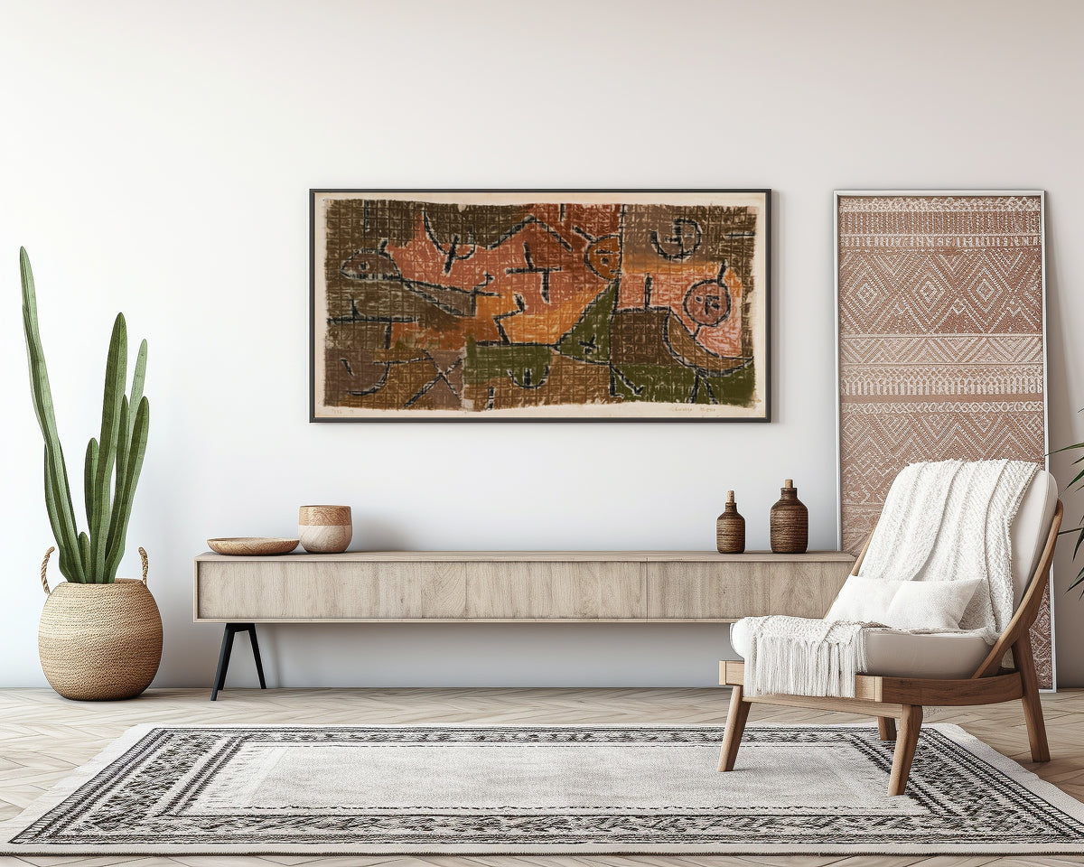 Paul Klee — Black Mass (Schwarze Messe) | Bauhaus Fine Art Print - 9ArtPrints