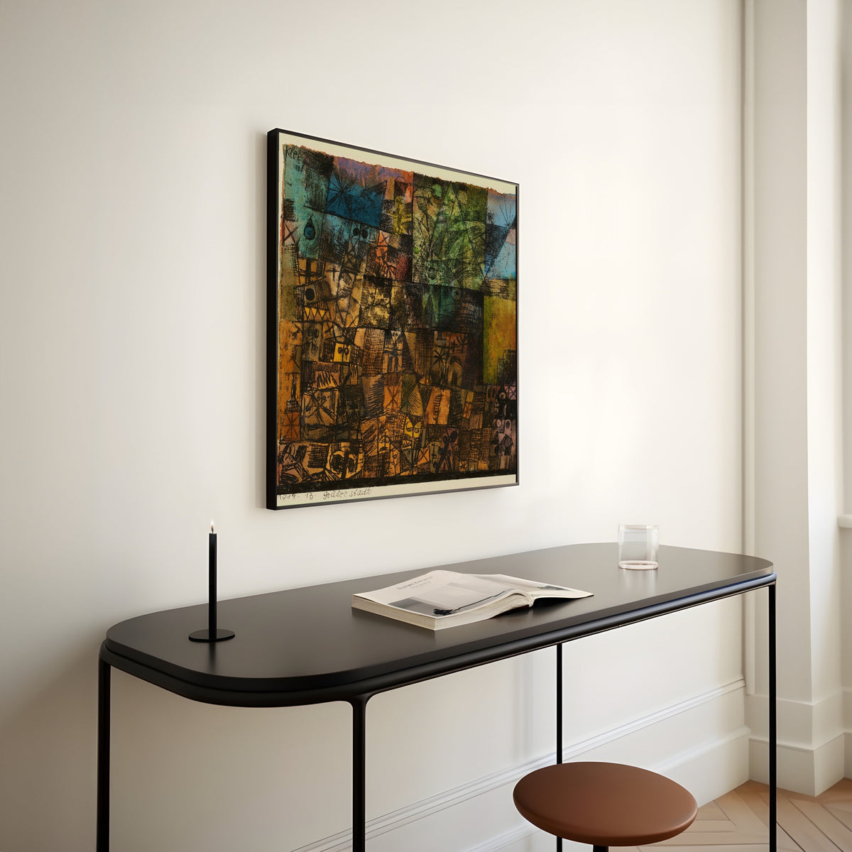 Paul Klee - City of Graves Art Print: Mid-Century Modern Giclee - 9ArtPrints