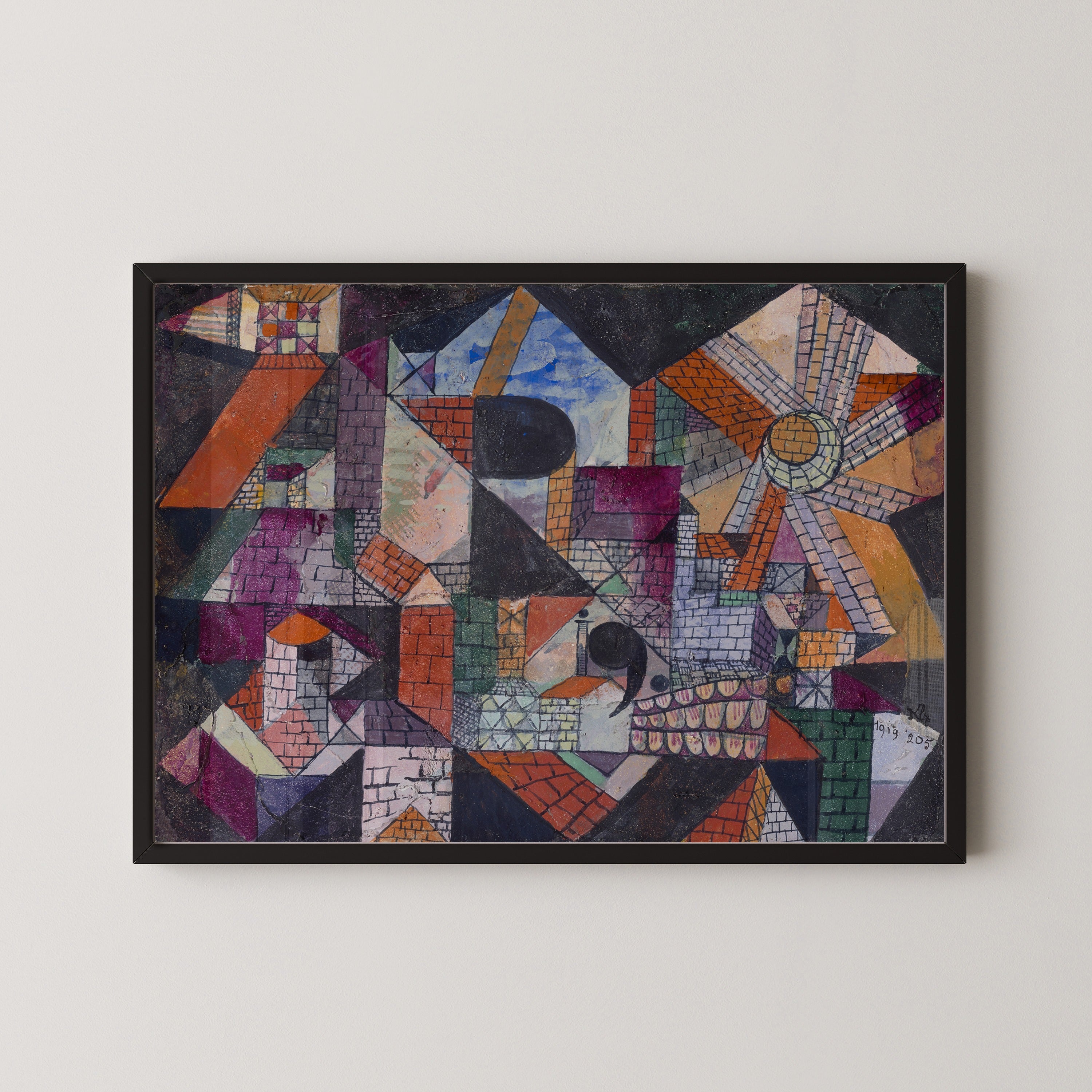 Paul Klee — City R (Stadt R) | Bauhaus Fine Art Print - 9ArtPrints