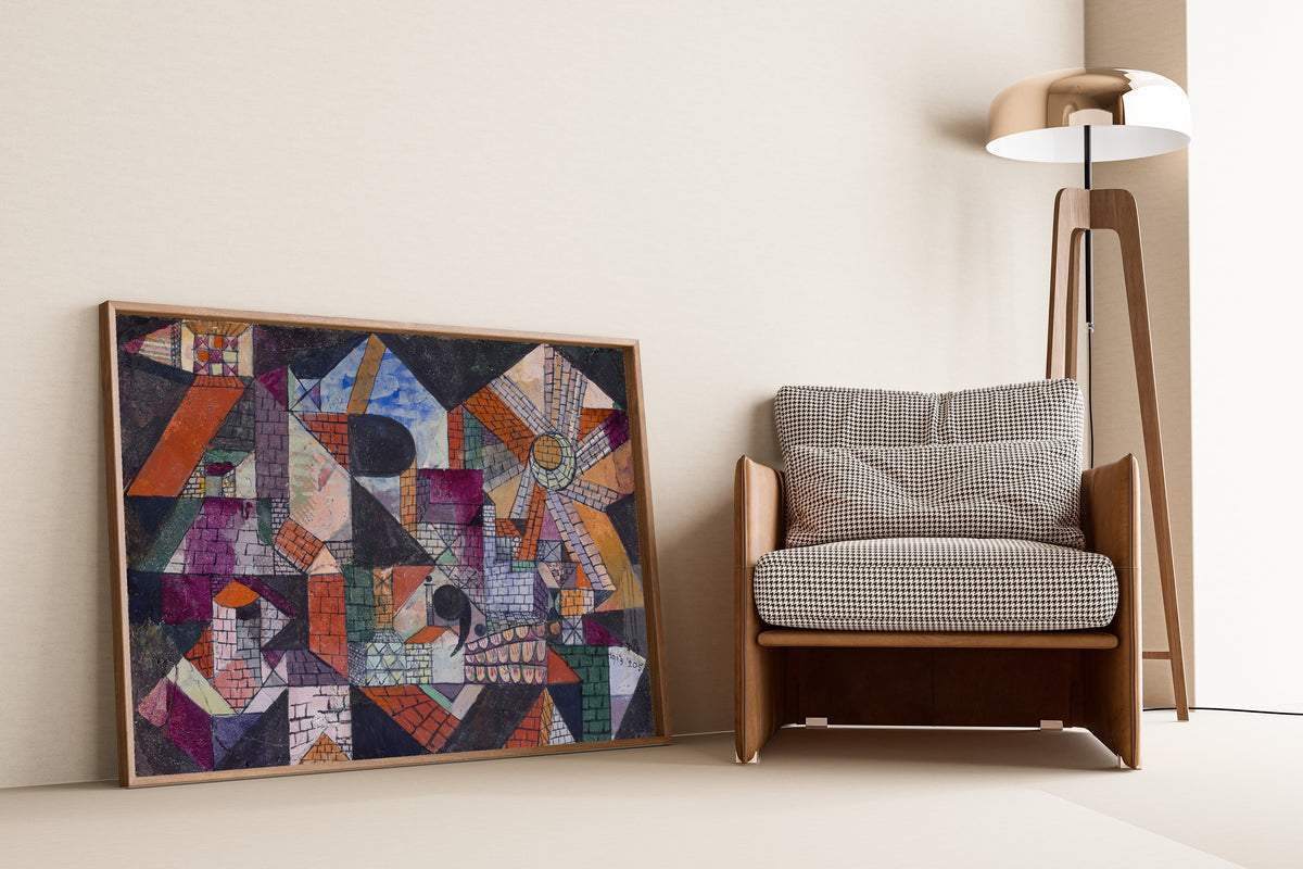 Paul Klee — City R (Stadt R) | Bauhaus Fine Art Print - 9ArtPrints