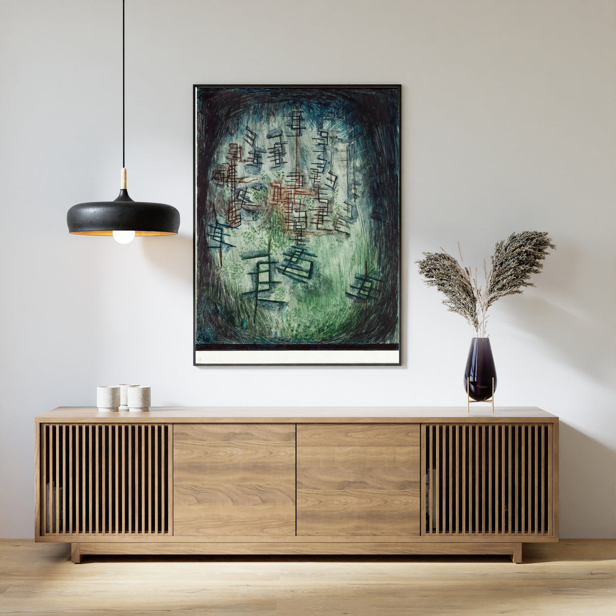 Paul Klee — Clearing E (Lichtung E) | Bauhaus Fine Art Print - 9ArtPrints