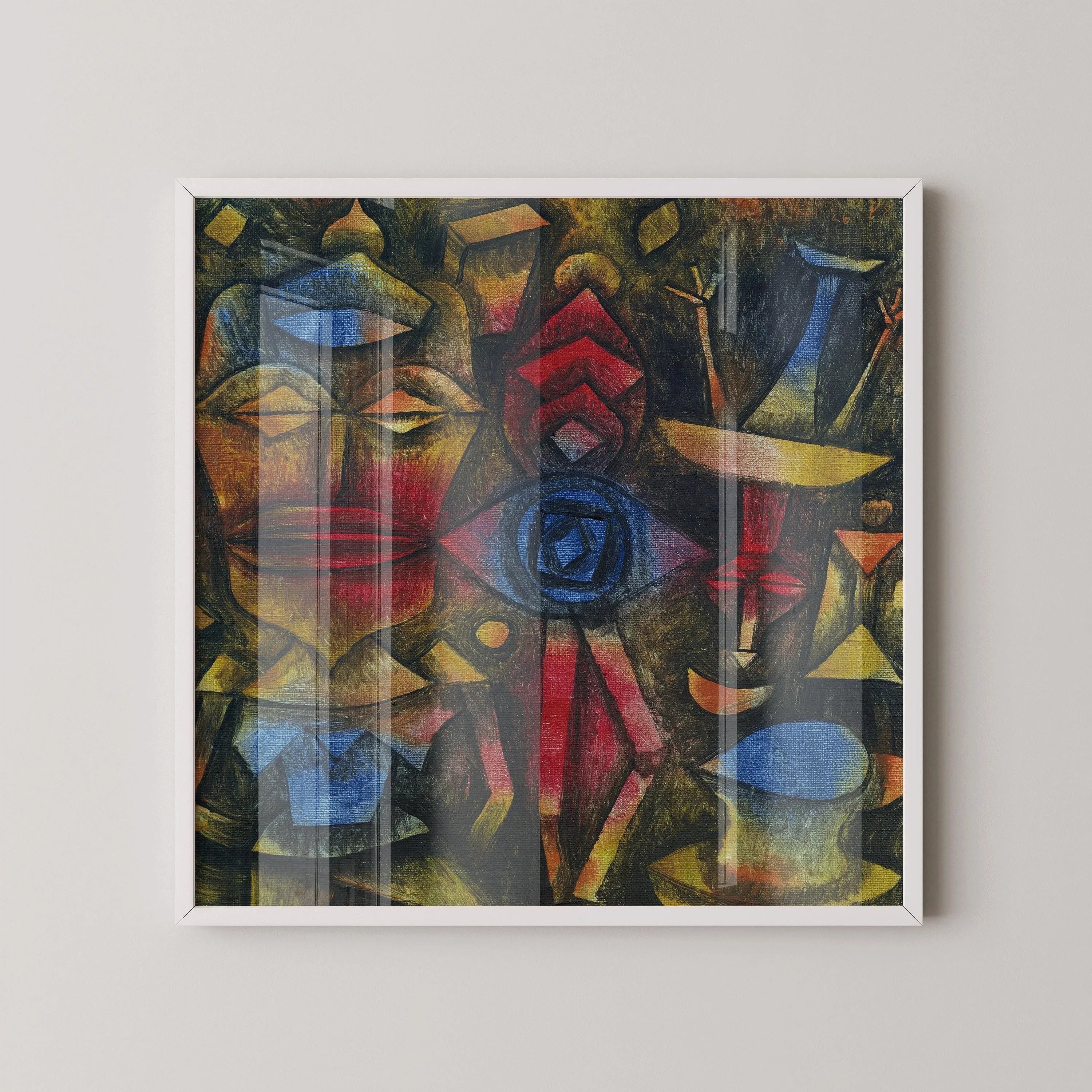 Paul Klee - Collection of Figurines | Vintage Mid - century Modern Abstract Art Print (available handframed or unframed) 1x1 - 9ArtPrints