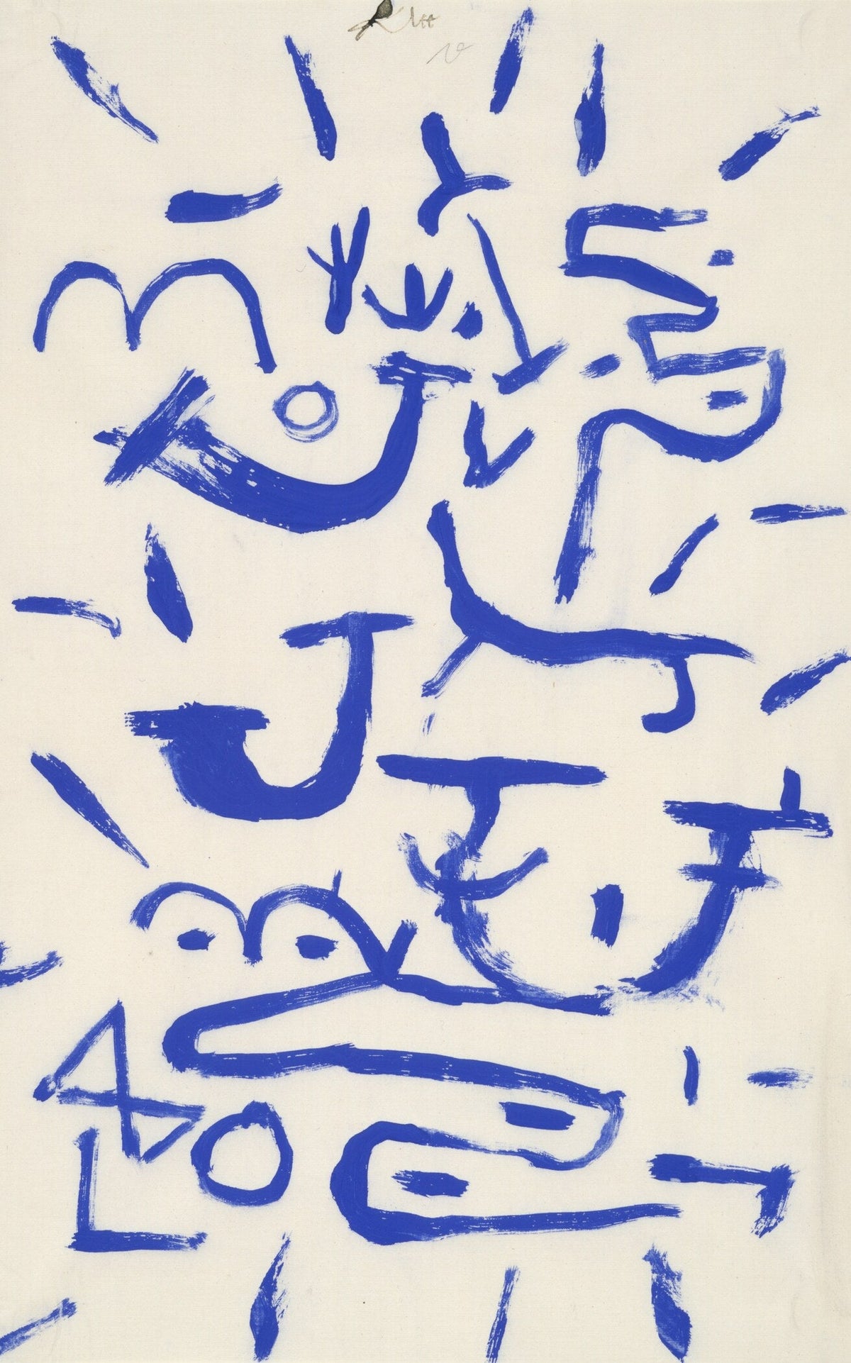 Paul Klee - Creeper and Climber Print: Vintage Mid-Century Modern Abstract Art - 9ArtPrints