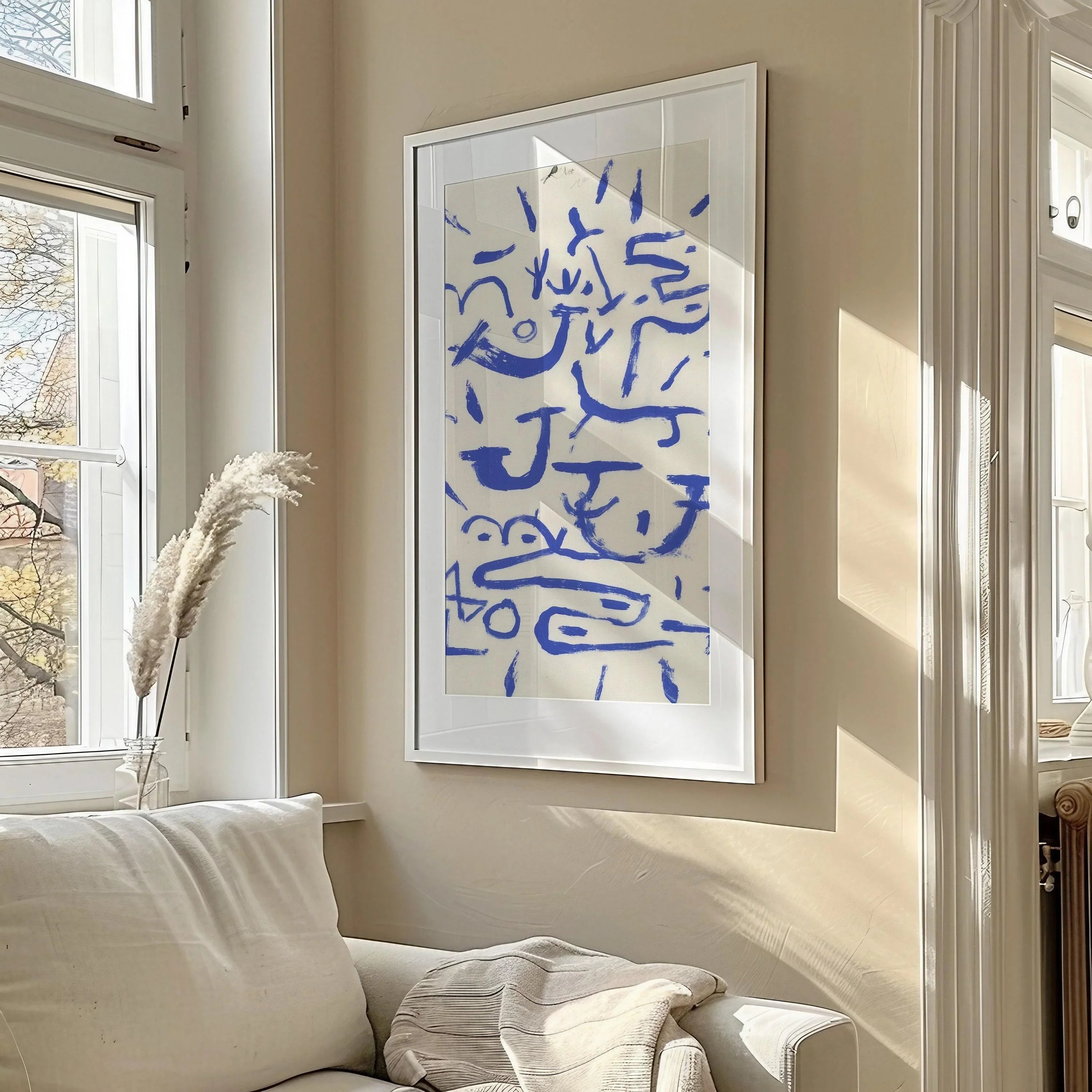 Paul Klee - Creeper and Climber Print: Vintage Mid - Century Modern Abstract Art - 9ArtPrints