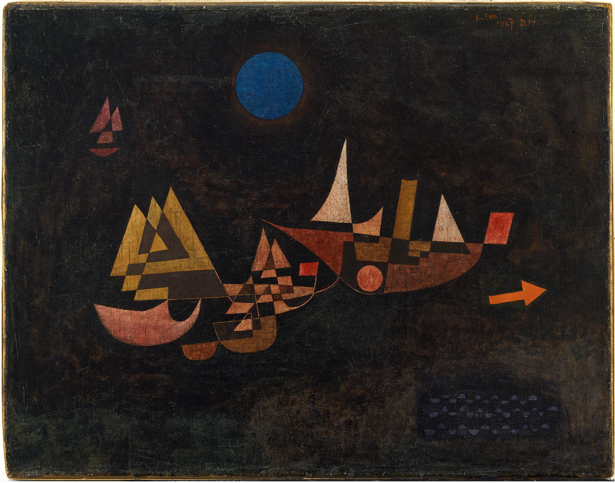 Paul Klee — Departure of the Ships (Abfahrt der Schiffe) | Bauhaus Fine Art Print - 9ArtPrints