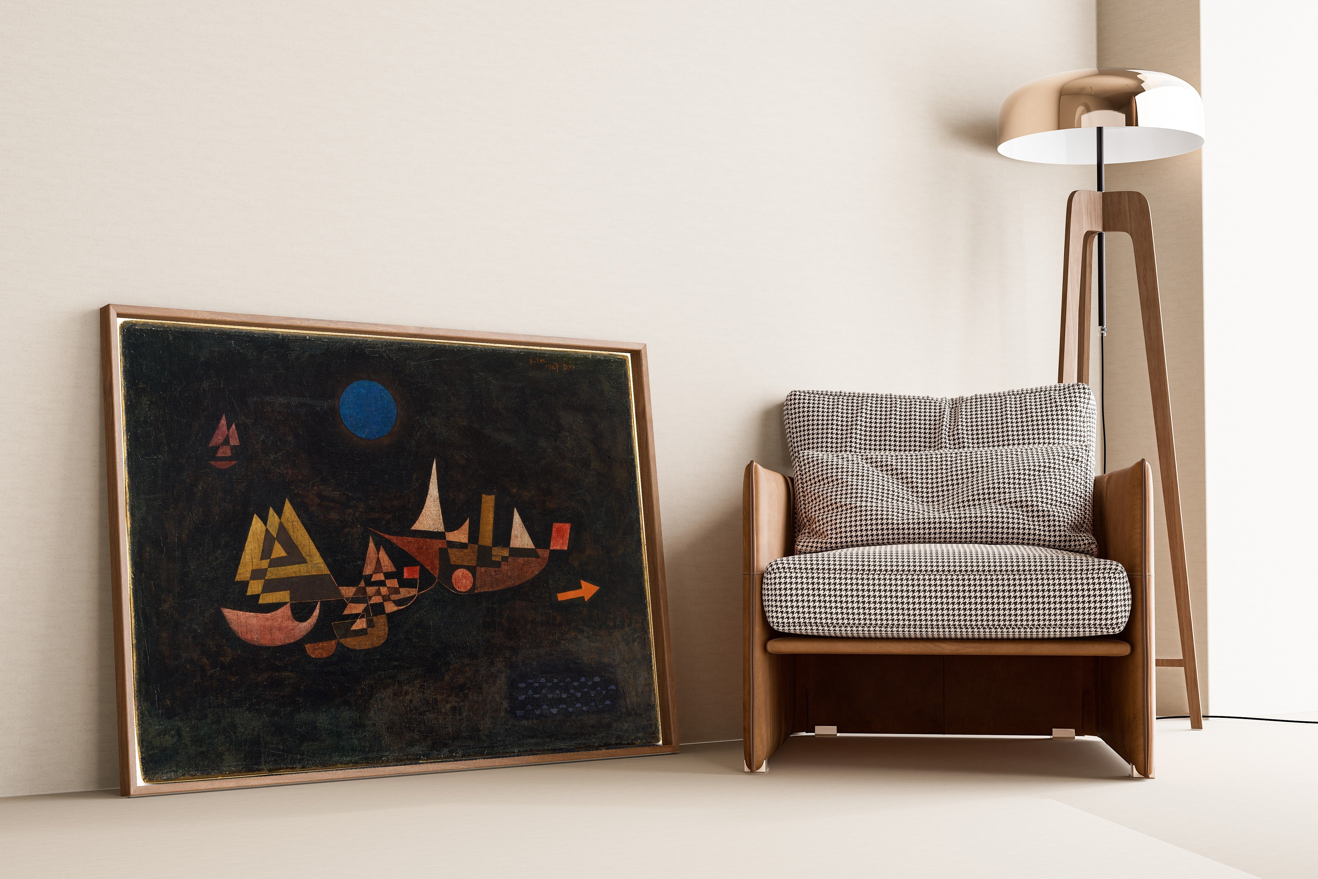 Paul Klee — Departure of the Ships (Abfahrt der Schiffe) | Bauhaus Fine Art Print - 9ArtPrints