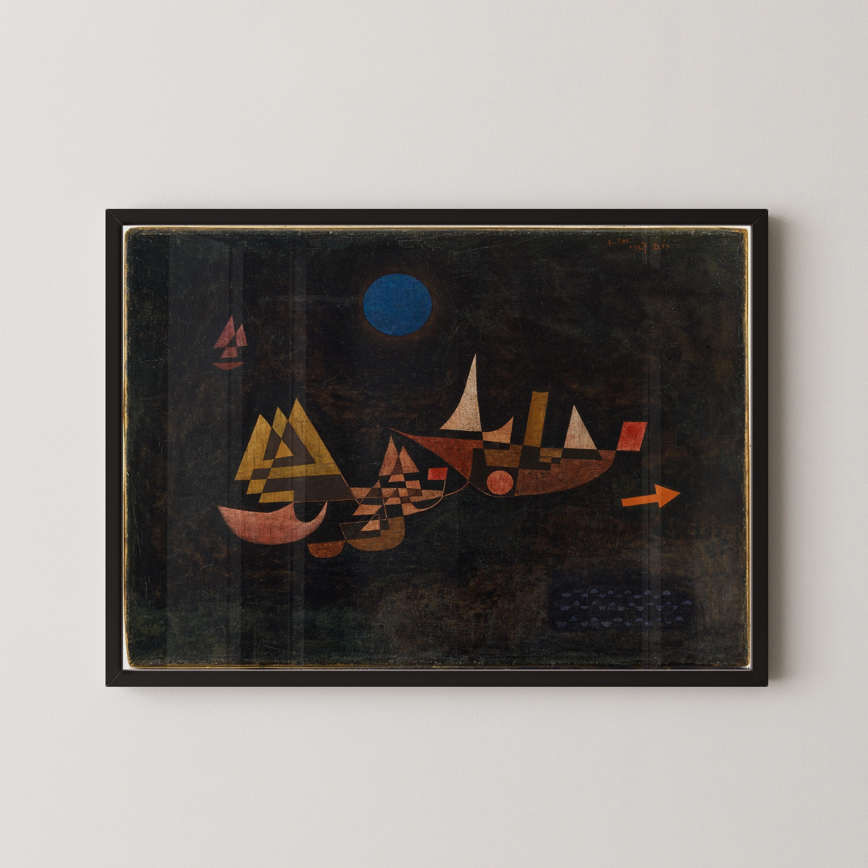 Paul Klee — Departure of the Ships (Abfahrt der Schiffe) | Bauhaus Fine Art Print - 9ArtPrints