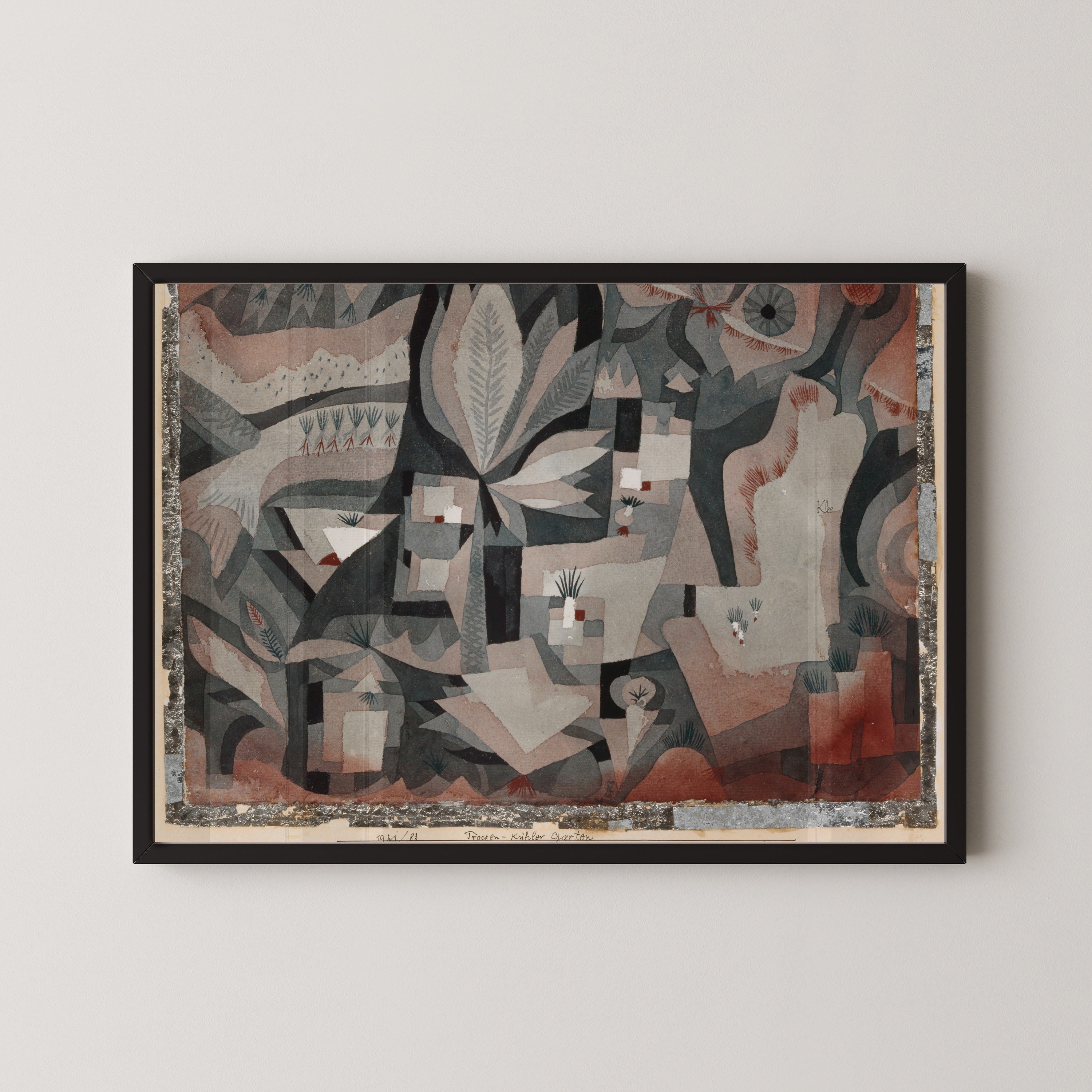 Paul Klee — Dry-Cool Garden (Trocken-Kühler Garten) | Bauhaus Fine Art Print - 9ArtPrints