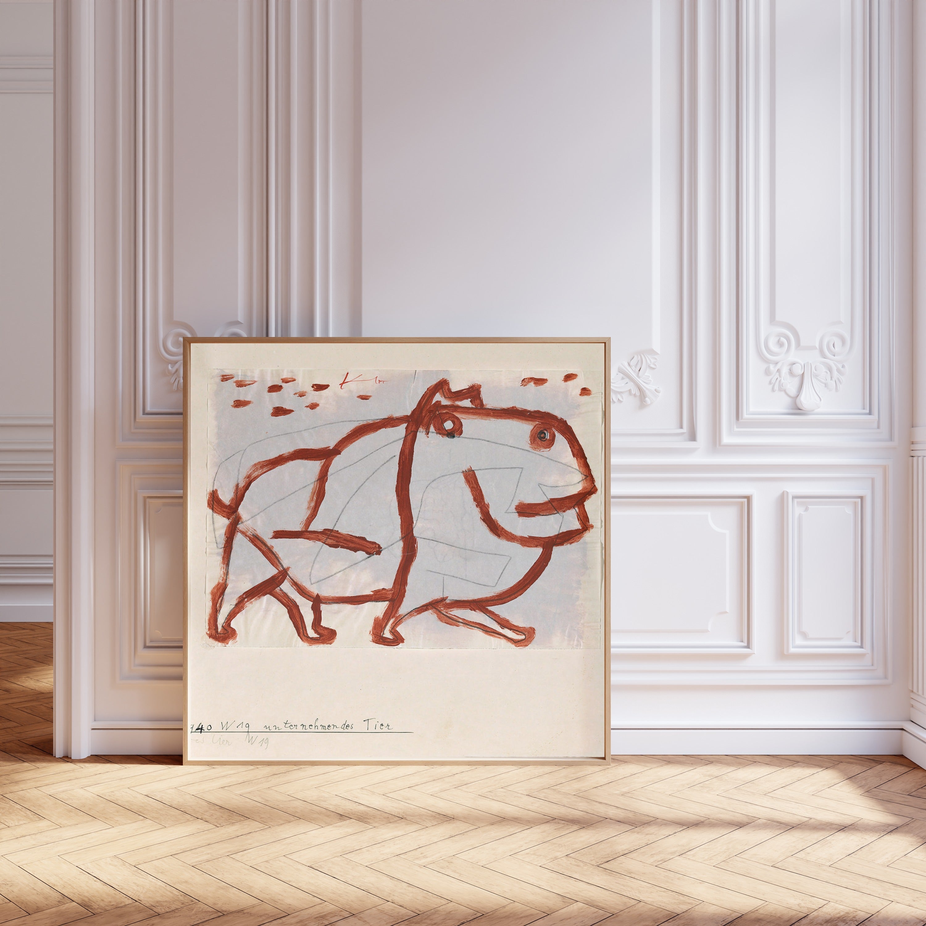 Paul Klee — Enterprising Animal (Unternehmendes Tier) | Bauhaus Fine Art Print - 9ArtPrints