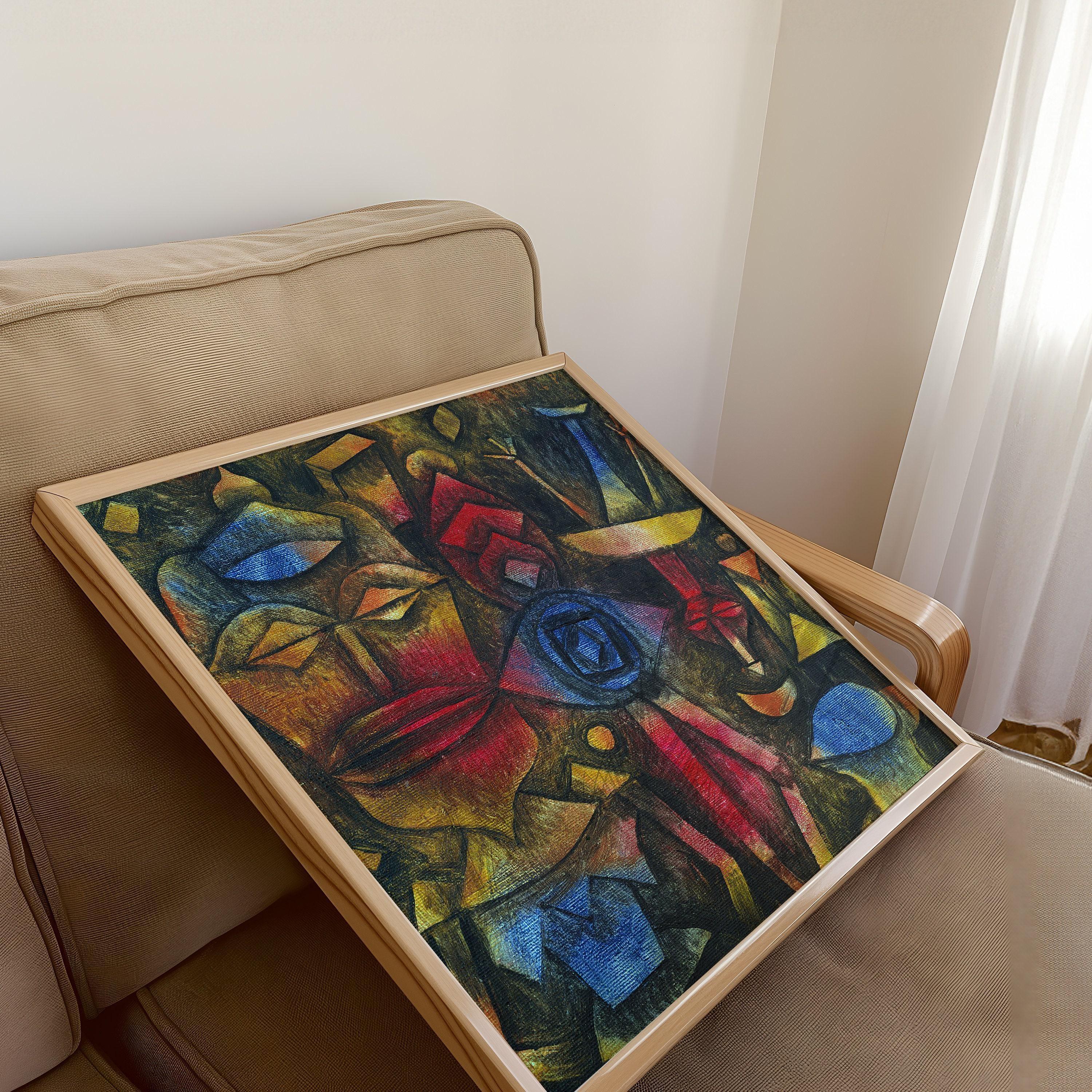 Paul Klee Figurines Art Print: Mid - Century Modern Abstract (Framed or Unframed) - 9ArtPrints