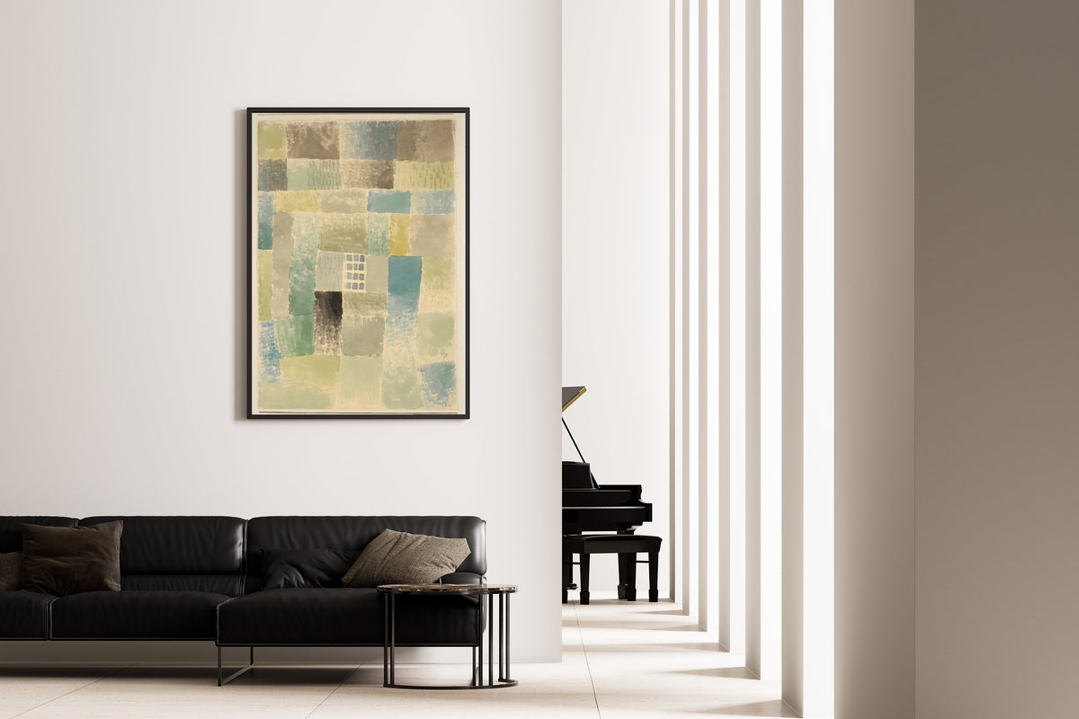 Paul Klee — First House of a Settlement | Bauhaus Fine Art Print - 9ArtPrints