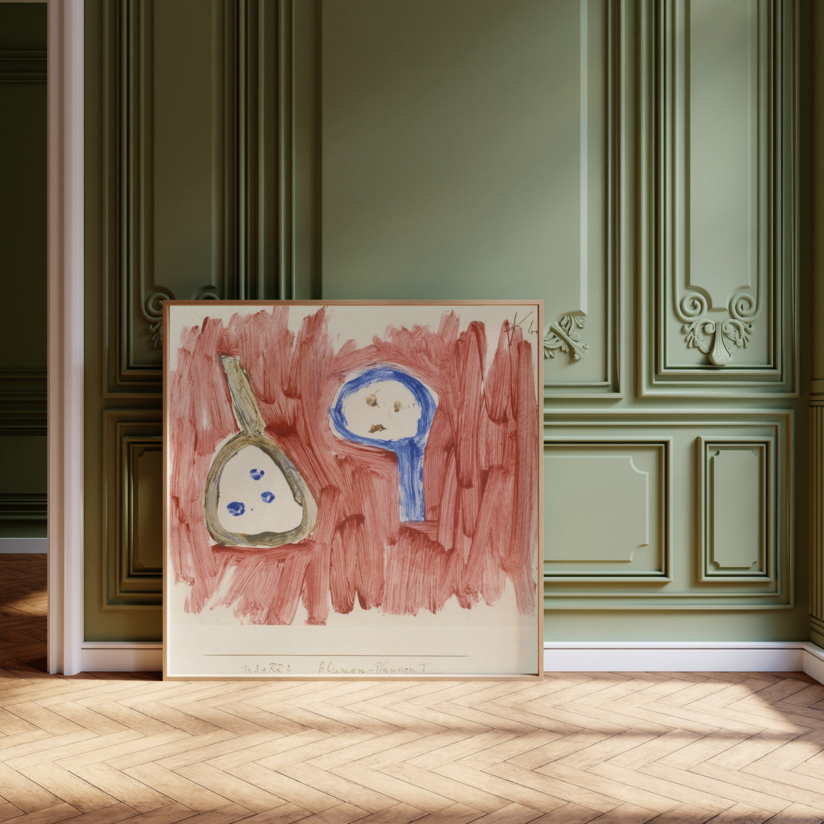 Paul Klee — Flower Pans I (Blumen-Pfannen I) | Bauhaus Fine Art Print - 9ArtPrints