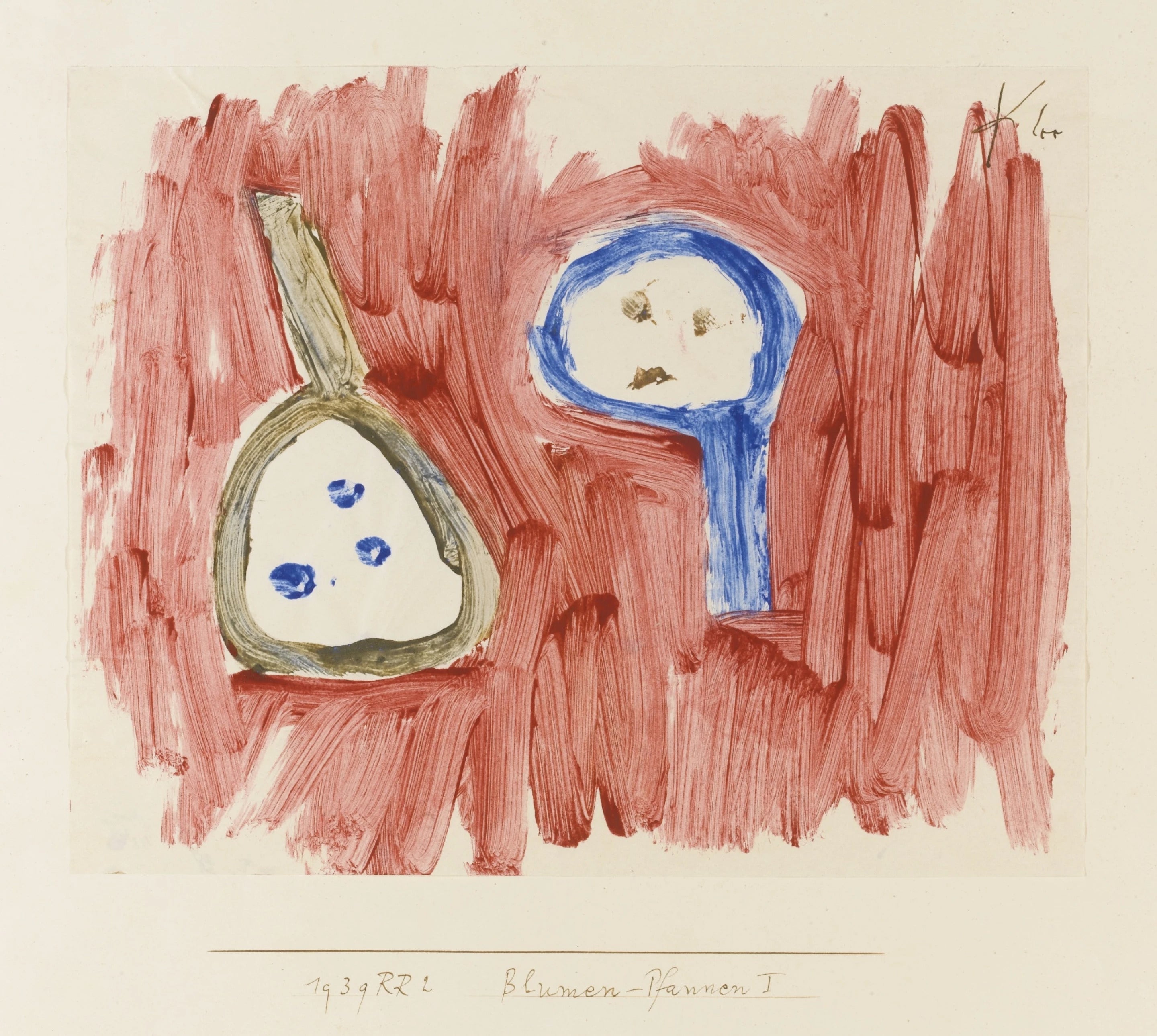 Paul Klee — Flower Pans I (Blumen-Pfannen I) | Bauhaus Fine Art Print - 9ArtPrints