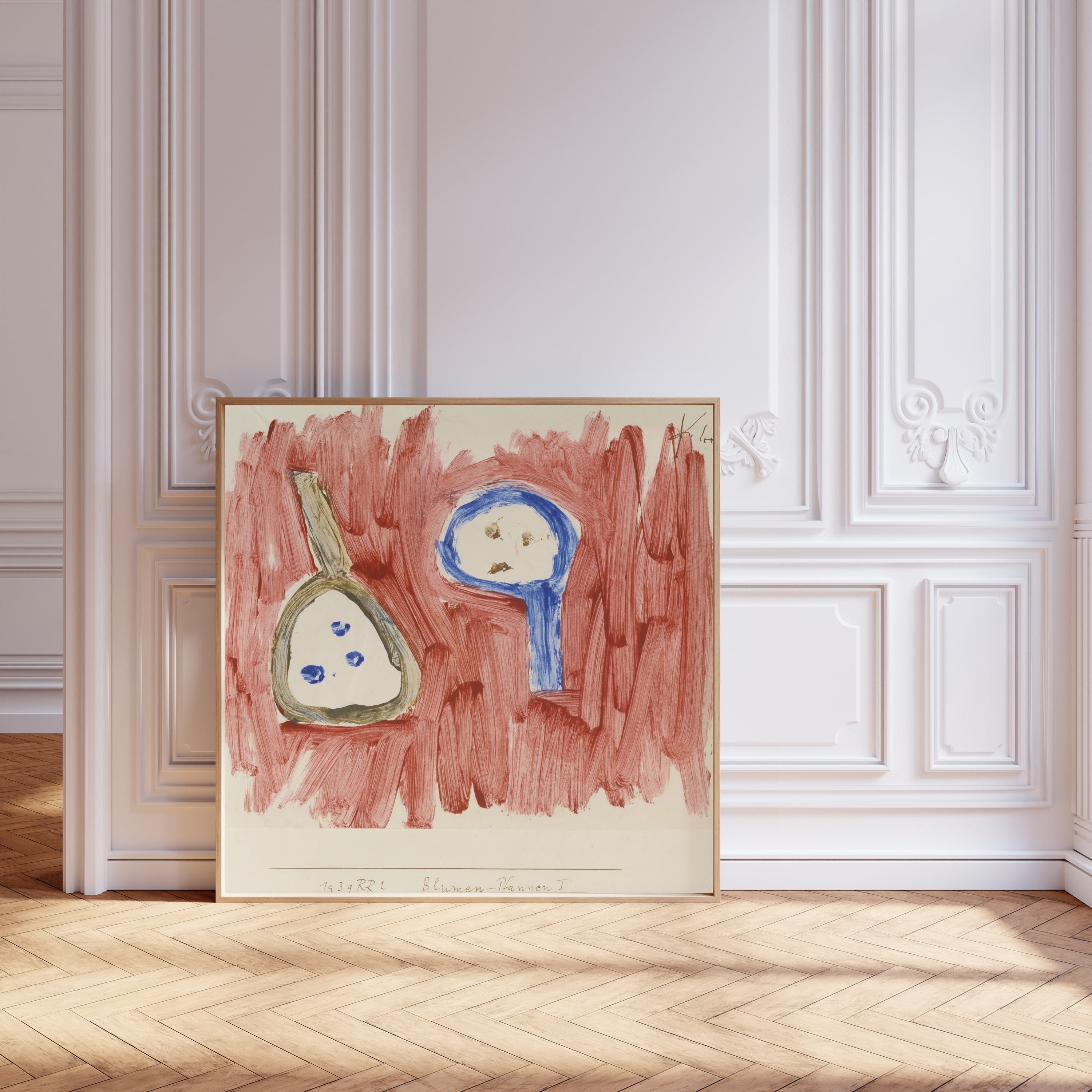 Paul Klee — Flower Pans I (Blumen-Pfannen I) | Bauhaus Fine Art Print - 9ArtPrints