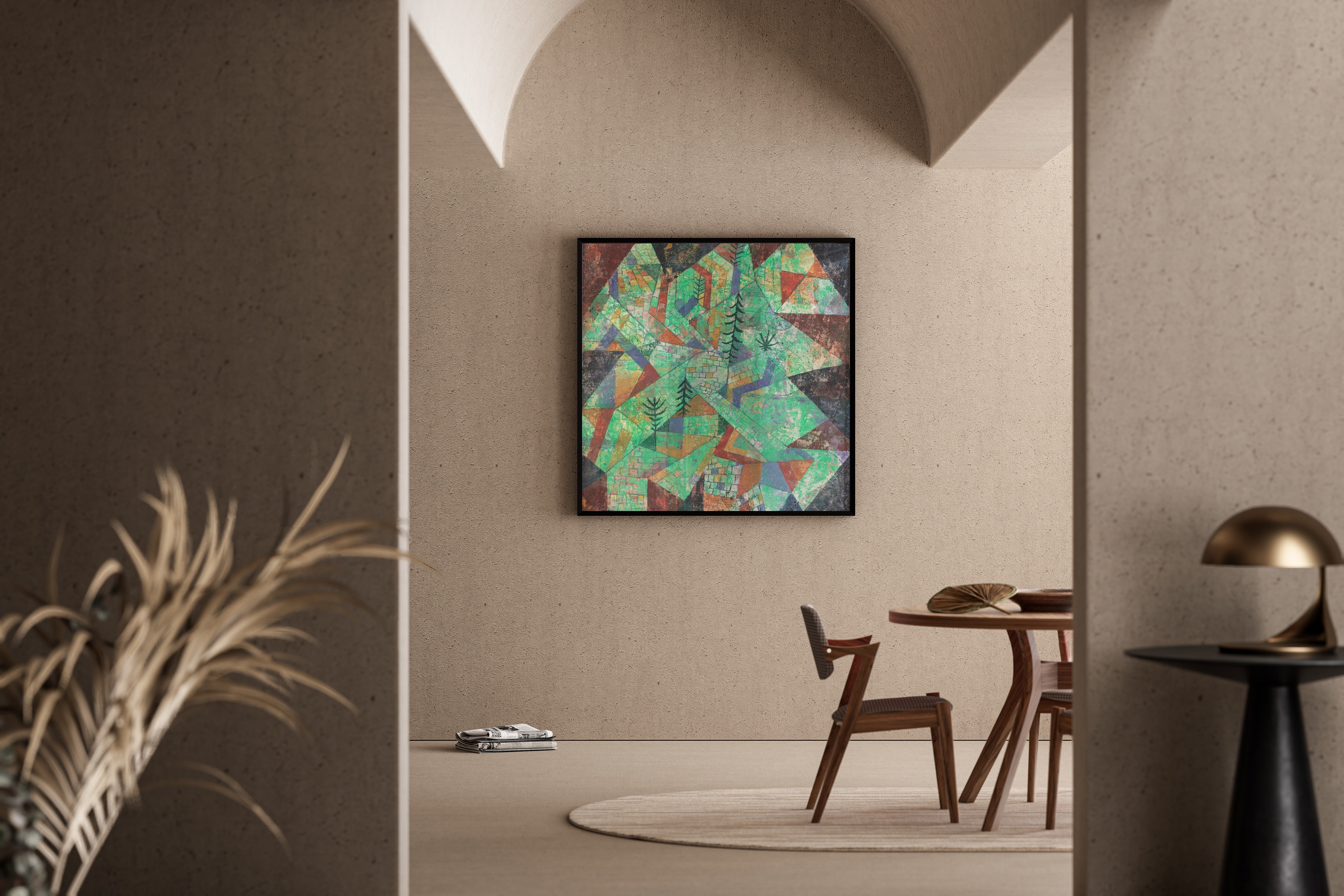 Paul Klee — Forest Construction (Waldbau) | Bauhaus Fine Art Print - 9ArtPrints