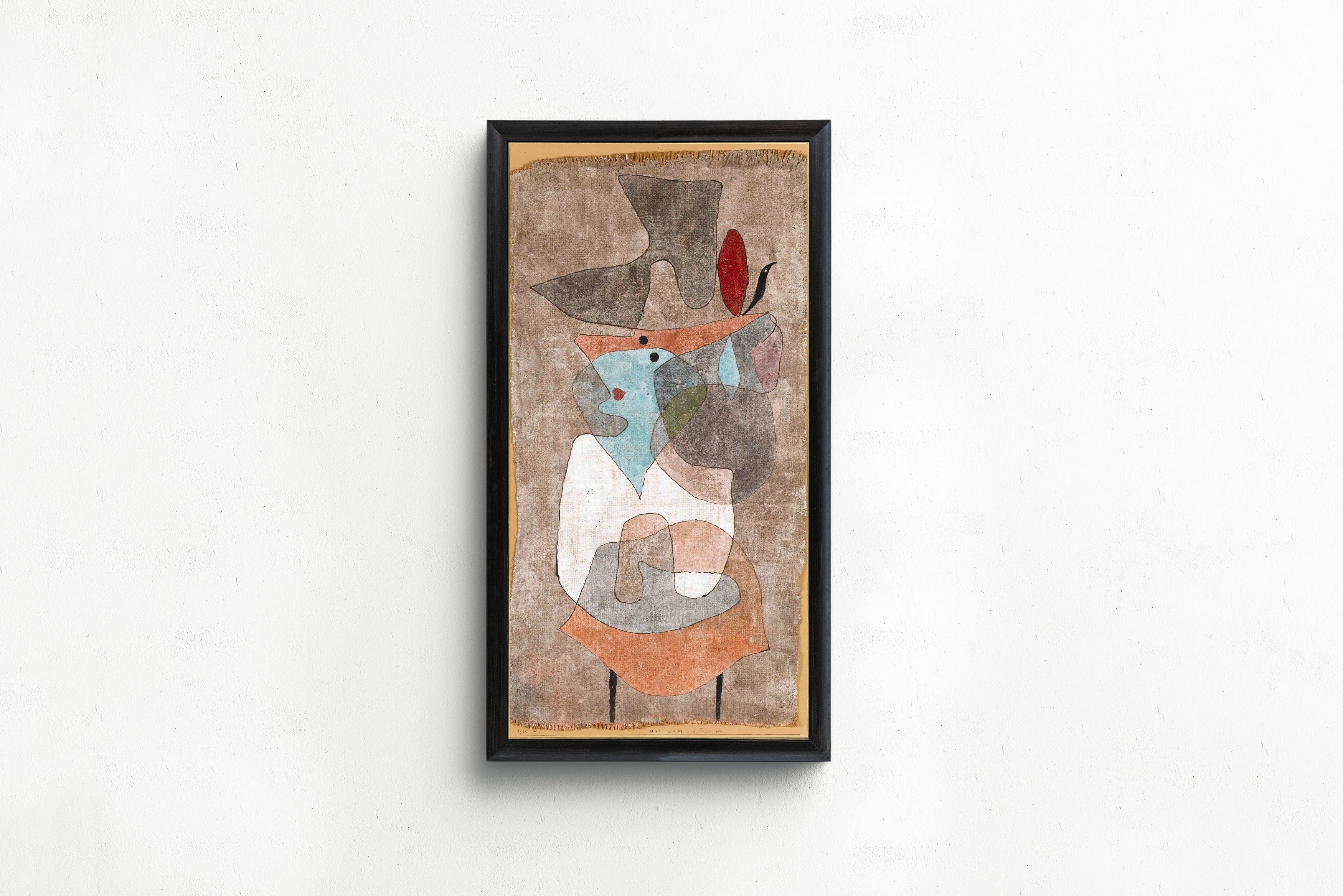 Paul Klee — Hat Lady and Little Table | Bauhaus Fine Art Print - 9ArtPrints