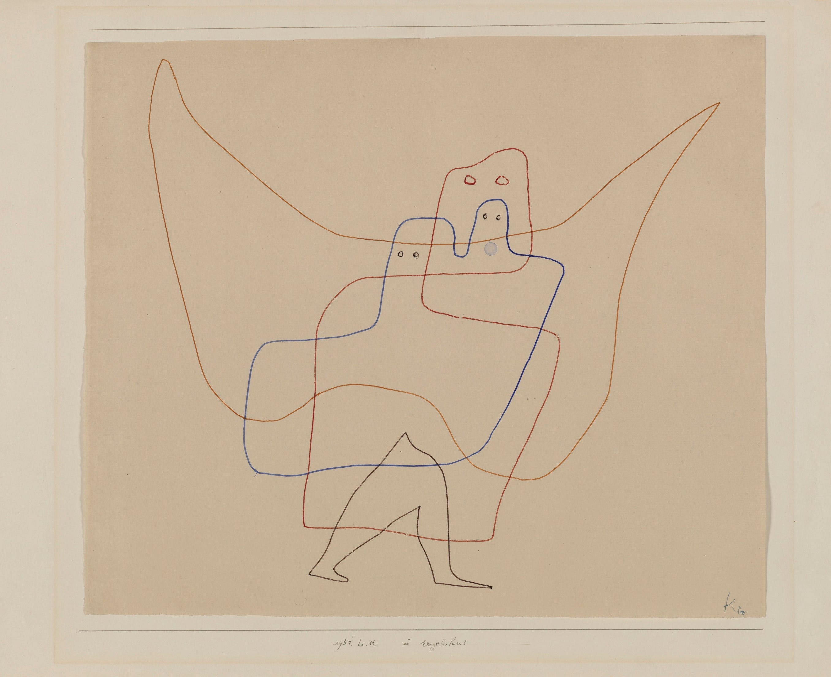 Paul Klee — In Angels' Care (im Engelshut) | Bauhaus Fine Art Print - 9ArtPrints