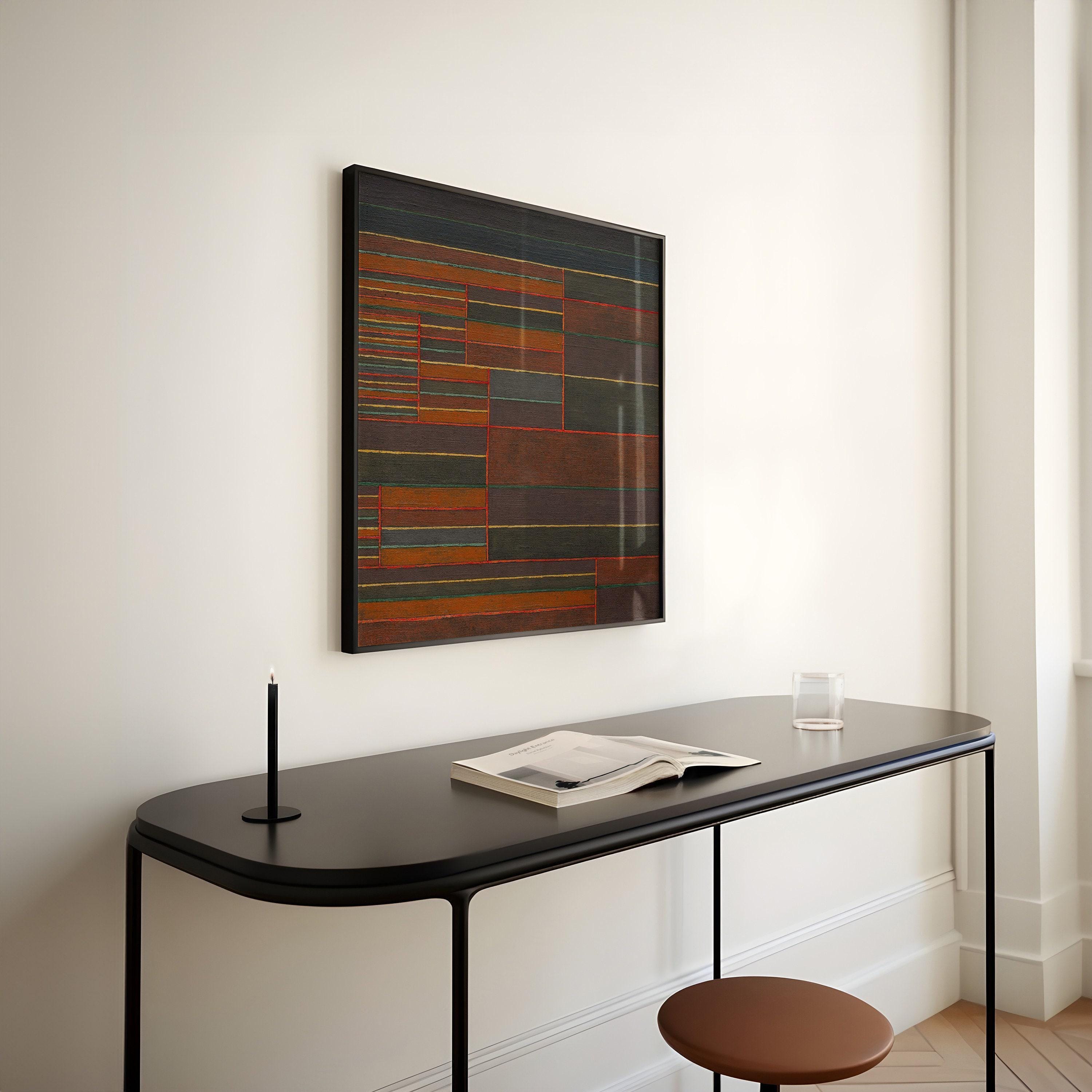 Paul Klee - In the Current Six Thresholds | Vintage Mid - century Modern Abstract Art Print (available handframed or unframed) 1x1 - 9ArtPrints