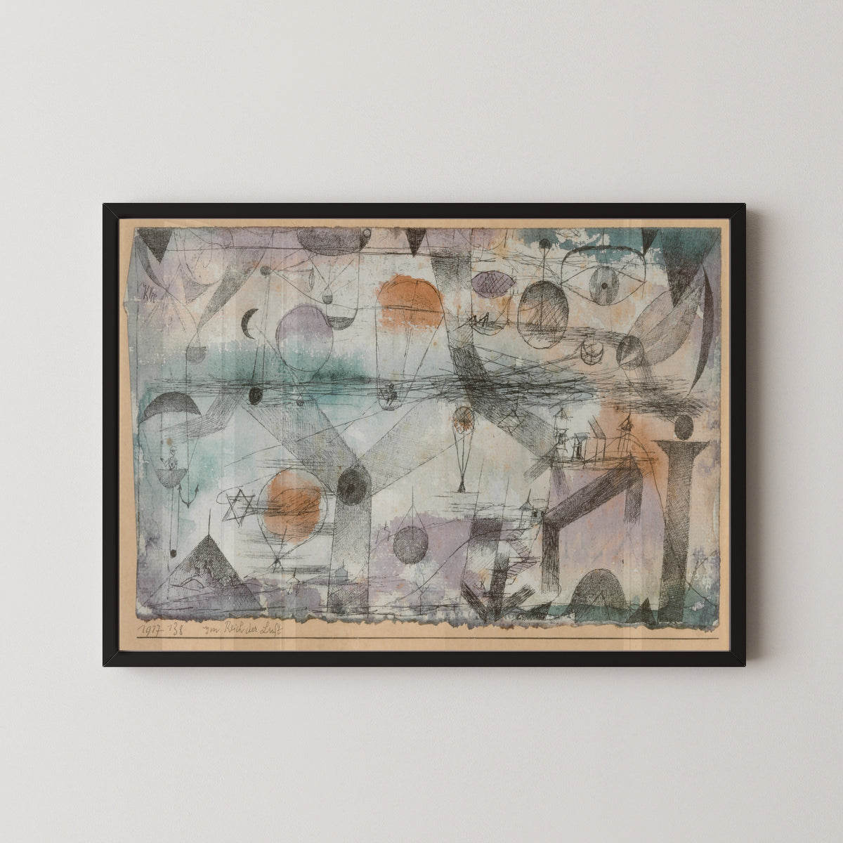 Paul Klee — In the Realm of Air (Im Reich der Luft) | Bauhaus Fine Art Print - 9ArtPrints