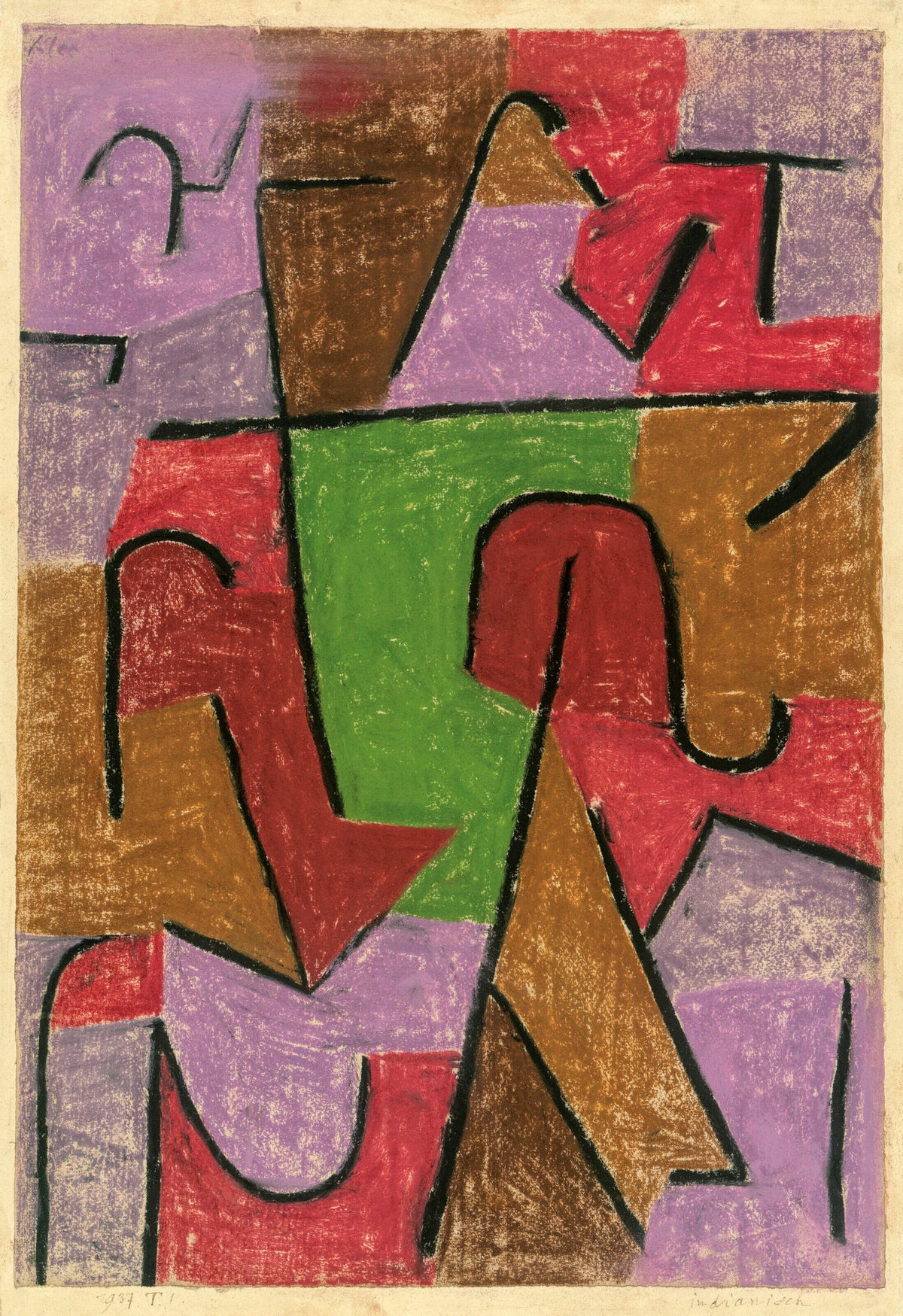 Paul Klee — Indianisch | Bauhaus Fine Art Print - 9ArtPrints