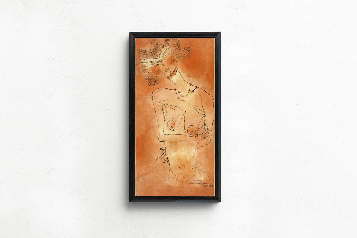 Paul Klee — Lady Inclining Her Head | Bauhaus Fine Art Print - 9ArtPrints
