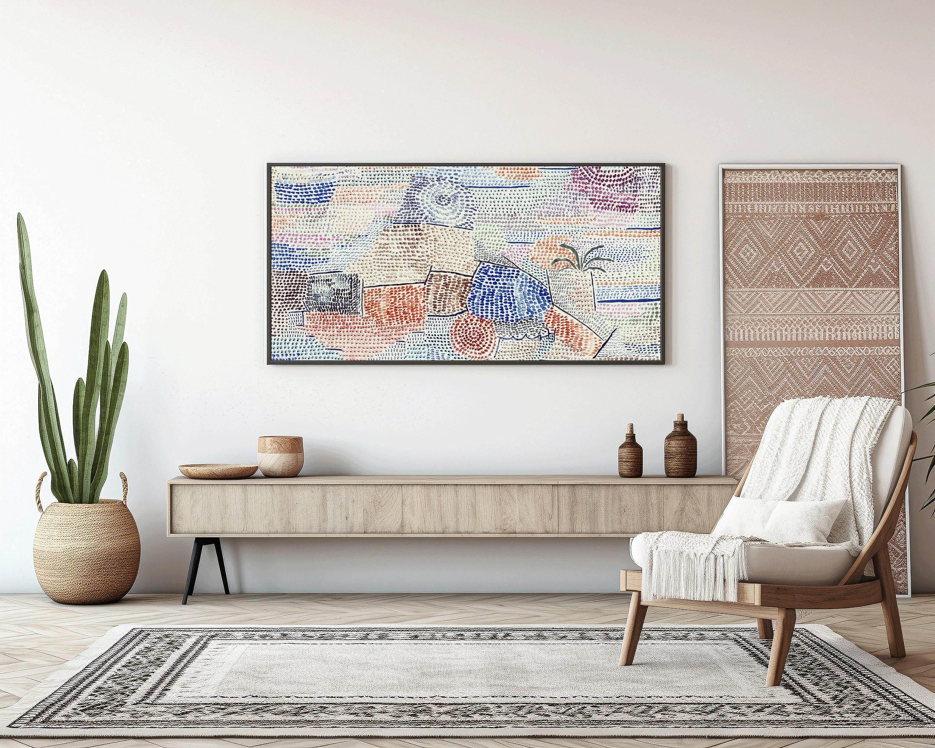 Paul Klee - Light Over Former Times | Modern Abstract Wide Panoramic Art (available handframed or unframed) 2x1 - 9ArtPrints