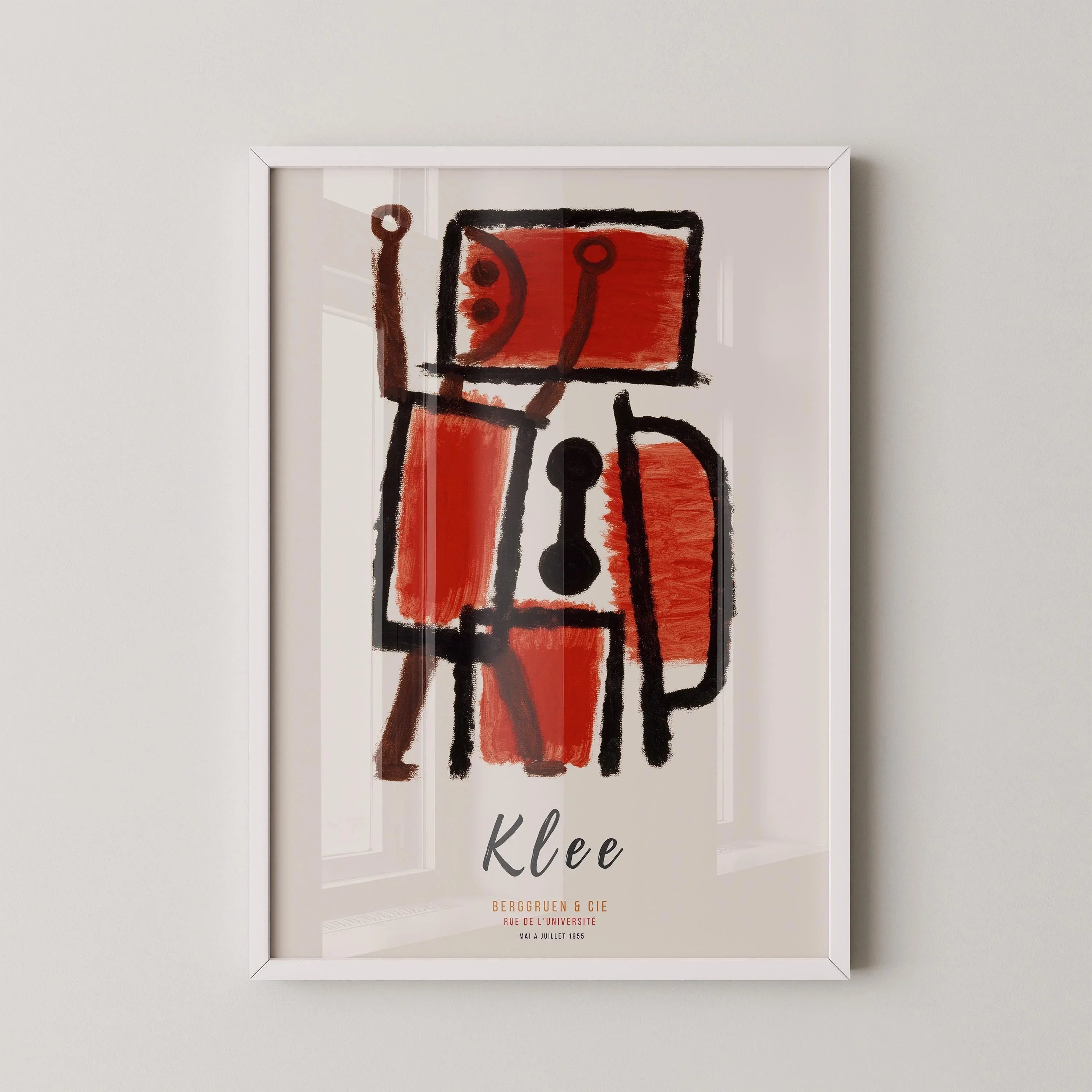 Paul Klee - Locksmith | Modern Art Exhibition Poster