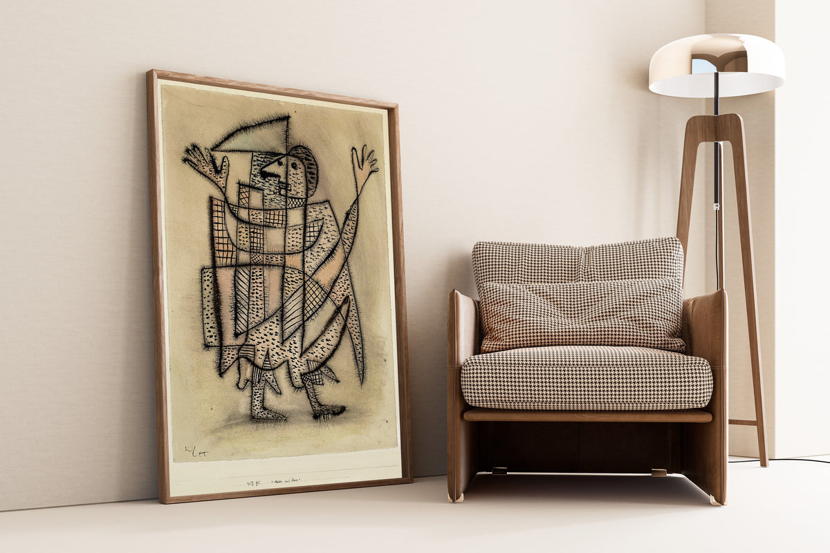 Paul Klee — Mask with Scythe | Bauhaus Fine Art Print - 9ArtPrints