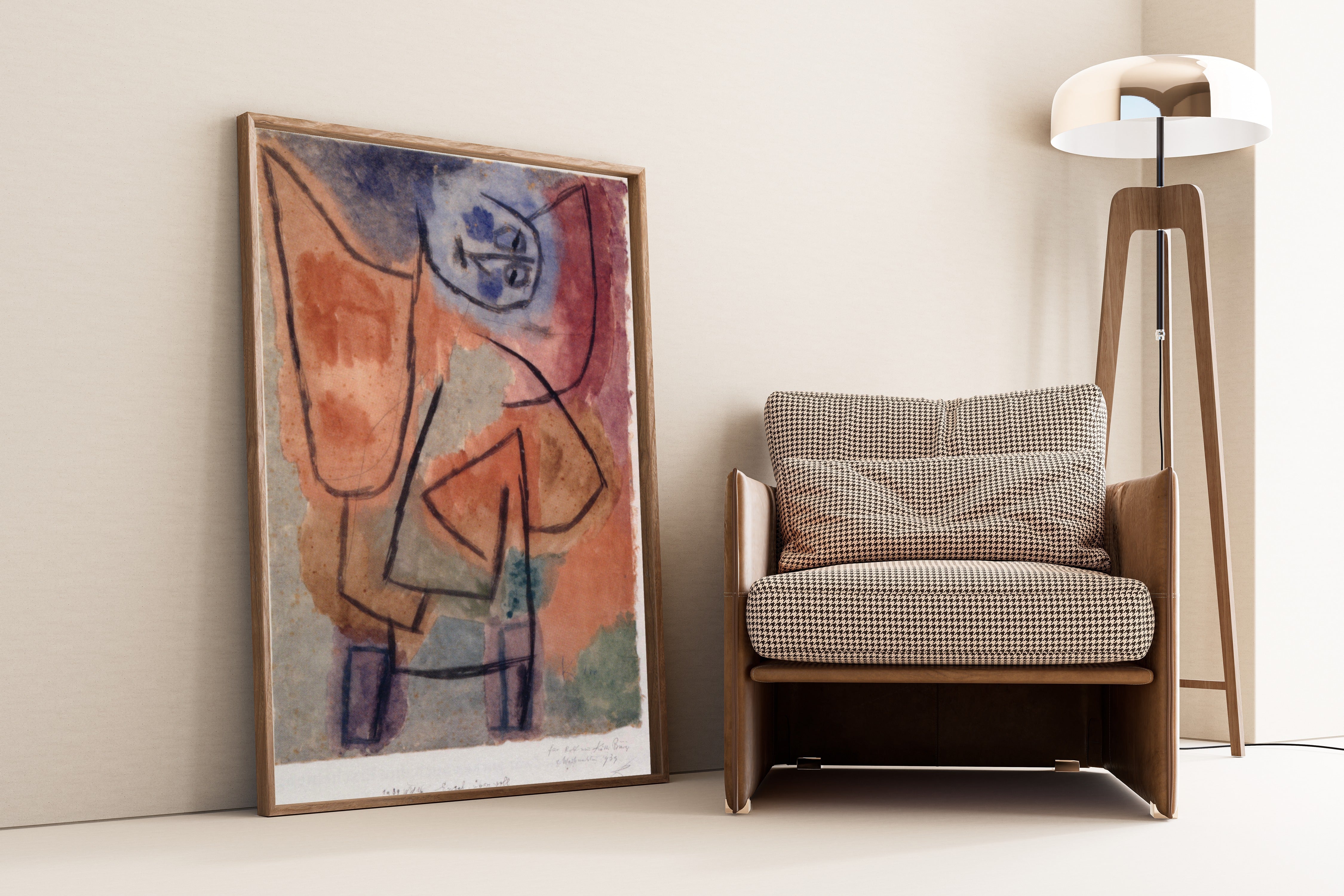 Paul Klee — Overfull Angel (Engel, übervoll) | Bauhaus Fine Art Print - 9ArtPrints