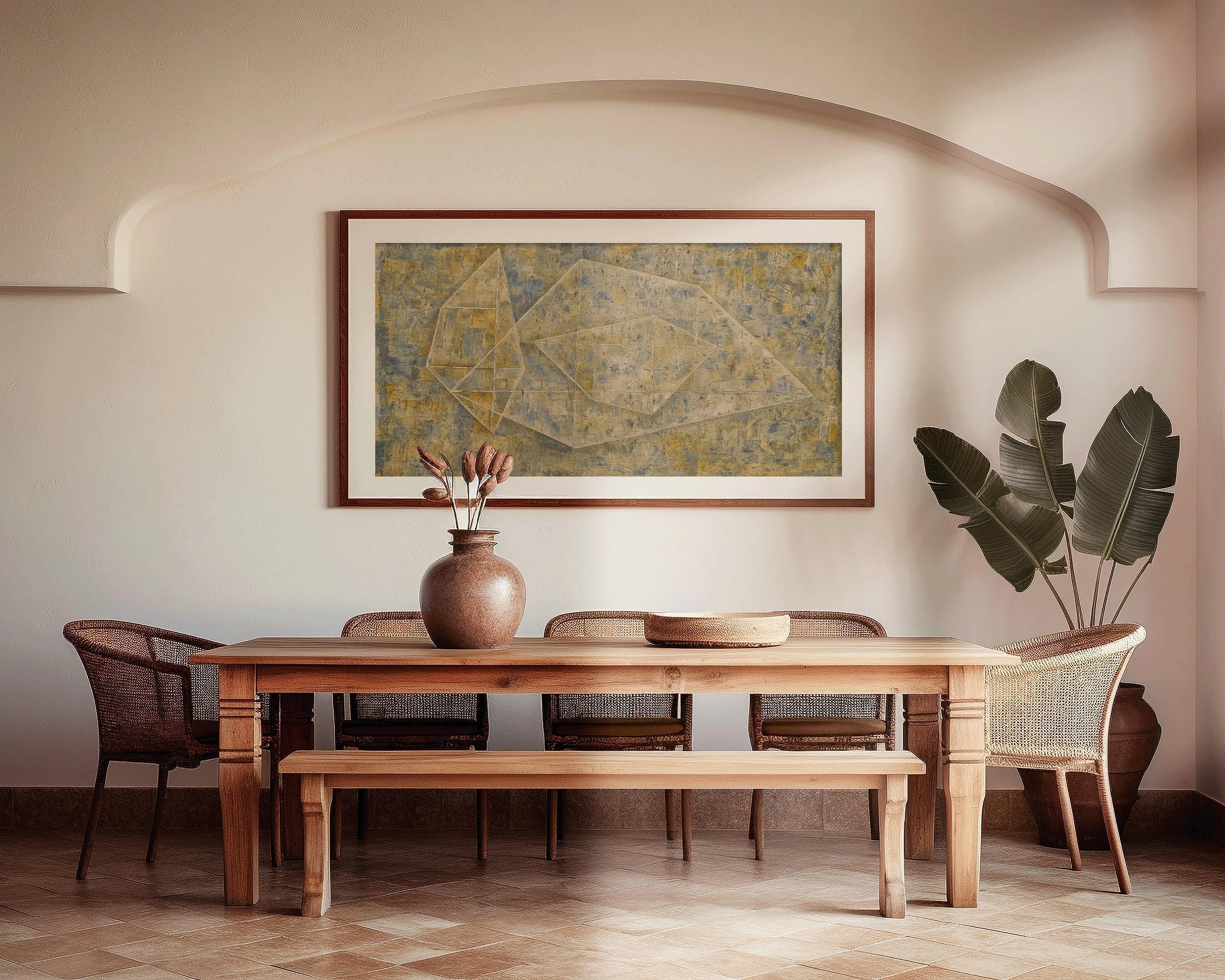 Paul Klee - P 14 | Modern Abstract Wide Panoramic Art (available handframed or unframed) 2x1 - 9ArtPrints