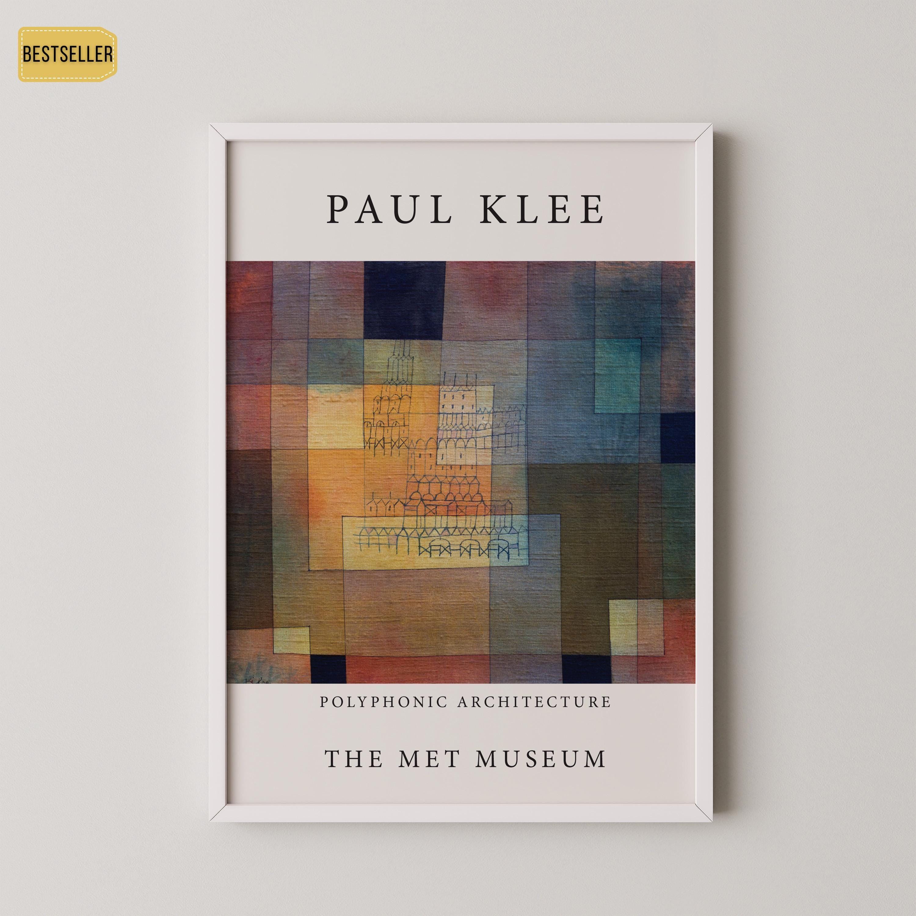 Paul Klee - Polyphonic Architecture | Modern Art Exhibition Poster