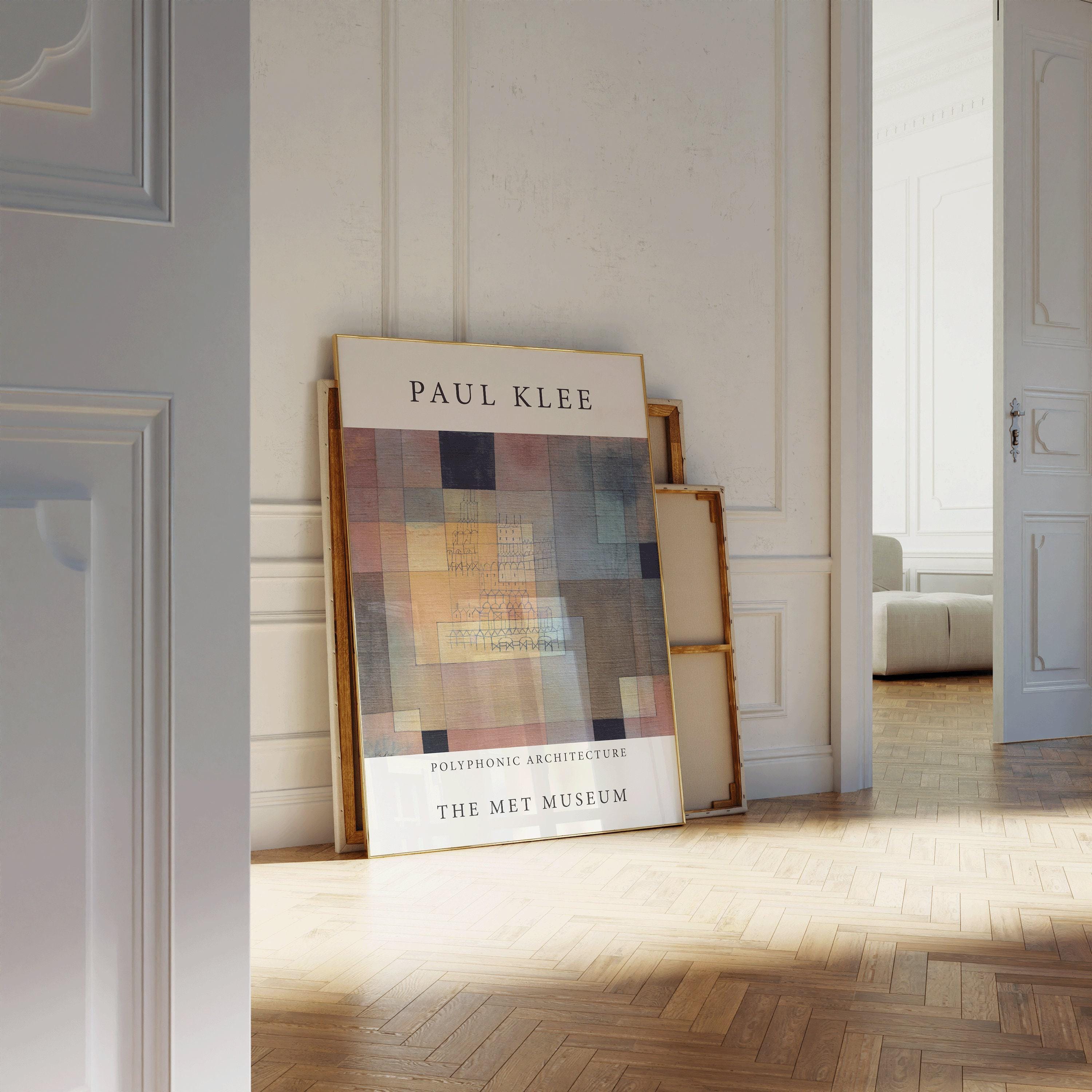 Paul Klee - Polyphonic Architecture | Modern Art Exhibition Poster