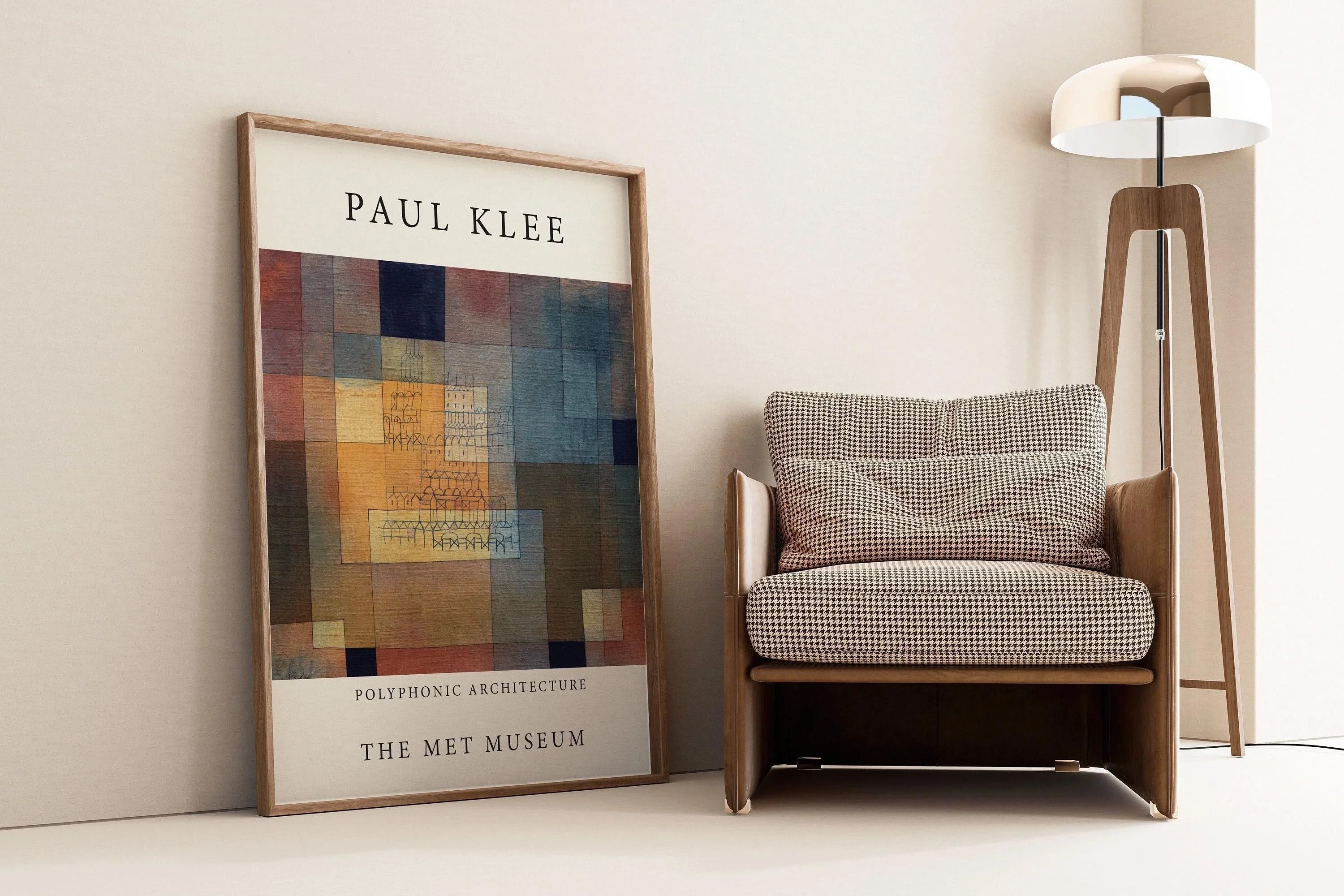 Paul Klee - Polyphonic Architecture | Modern Art Exhibition Poster (available handframed or unframed) - 9ArtPrints