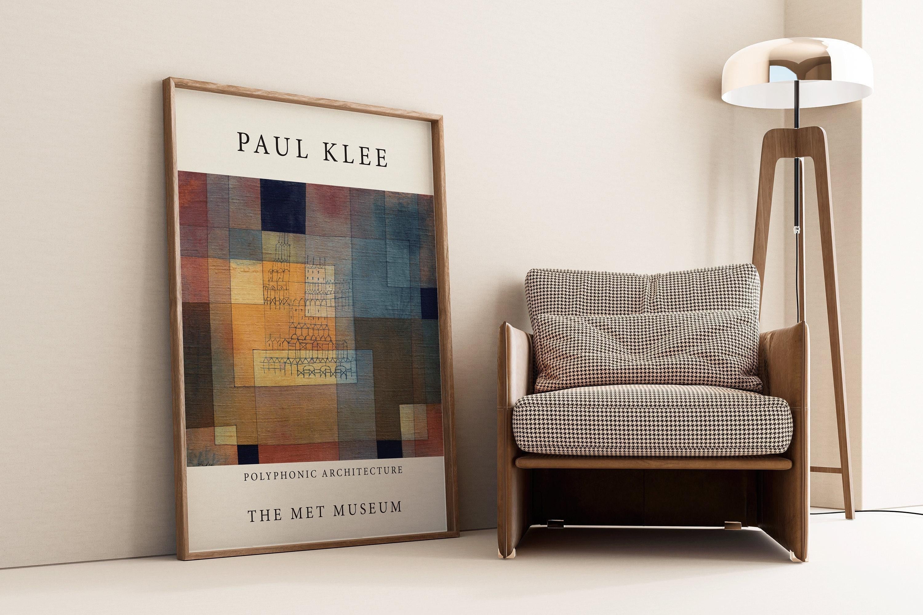 Paul Klee - Polyphonic Architecture | Modern Art Exhibition Poster