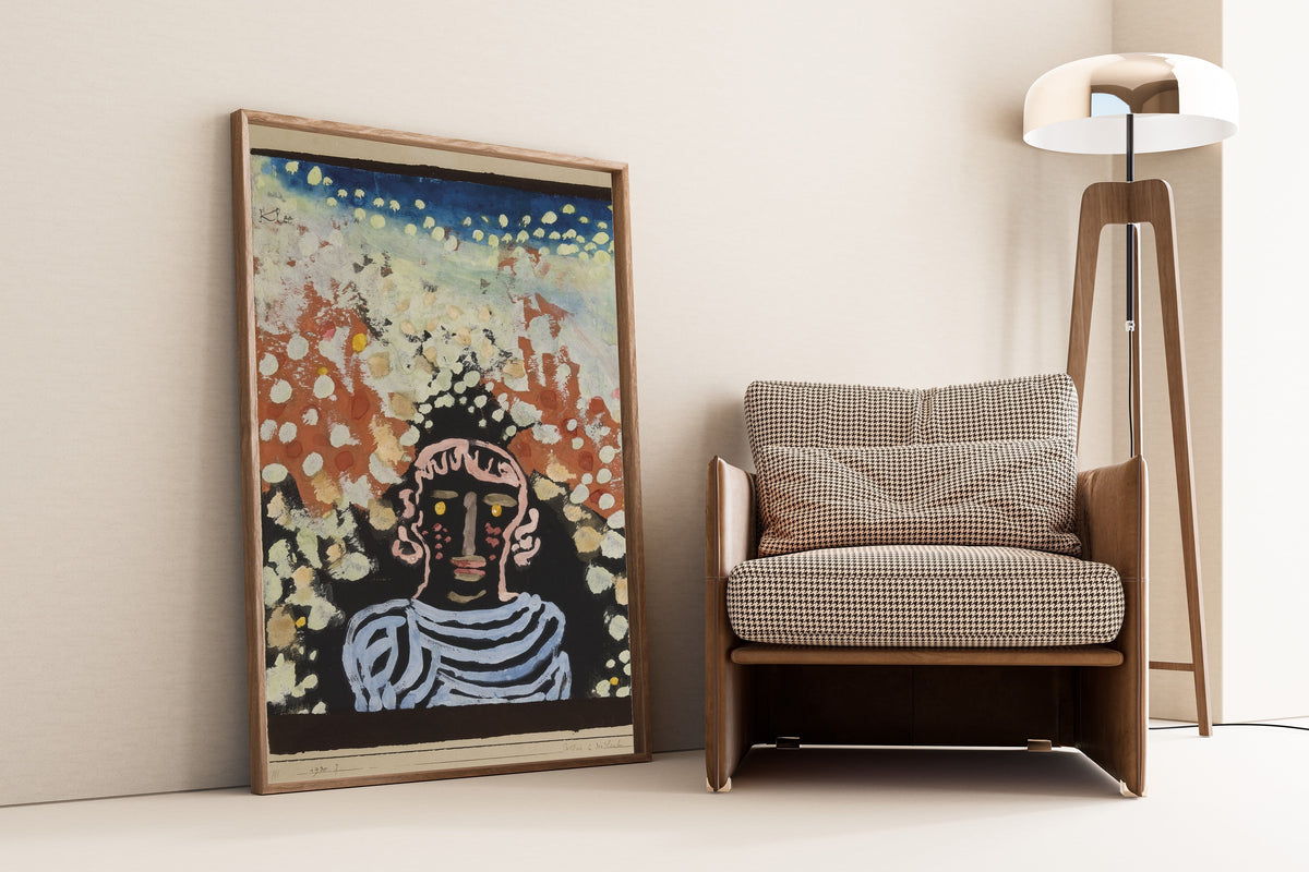 Paul Klee — Portrait in the Arbor (Bildnis in der Laube) | Bauhaus Fine Art Print - 9ArtPrints