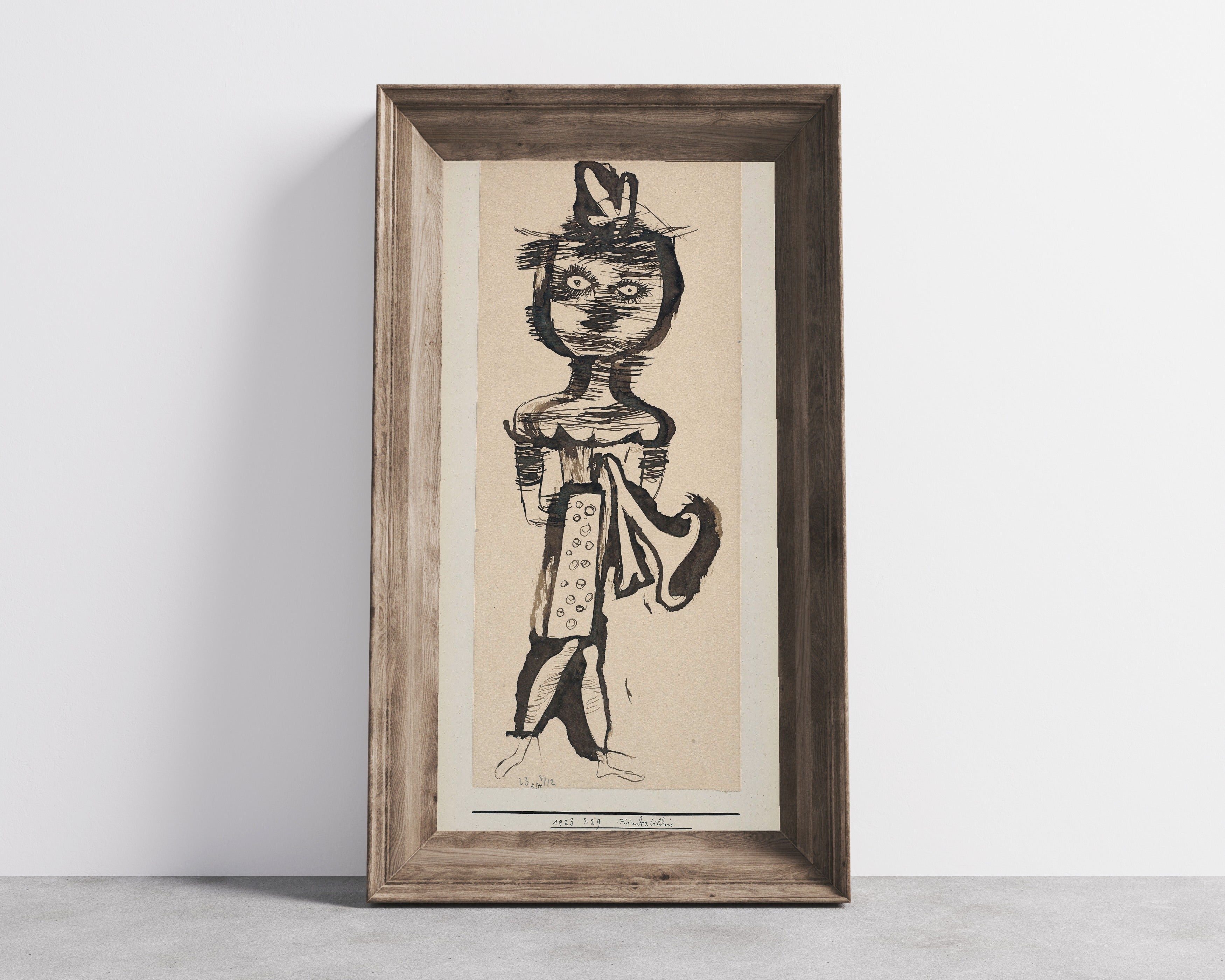 Paul Klee — Portrait of a Child (Kinderbildnis) | Bauhaus Fine Art Print - 9ArtPrints